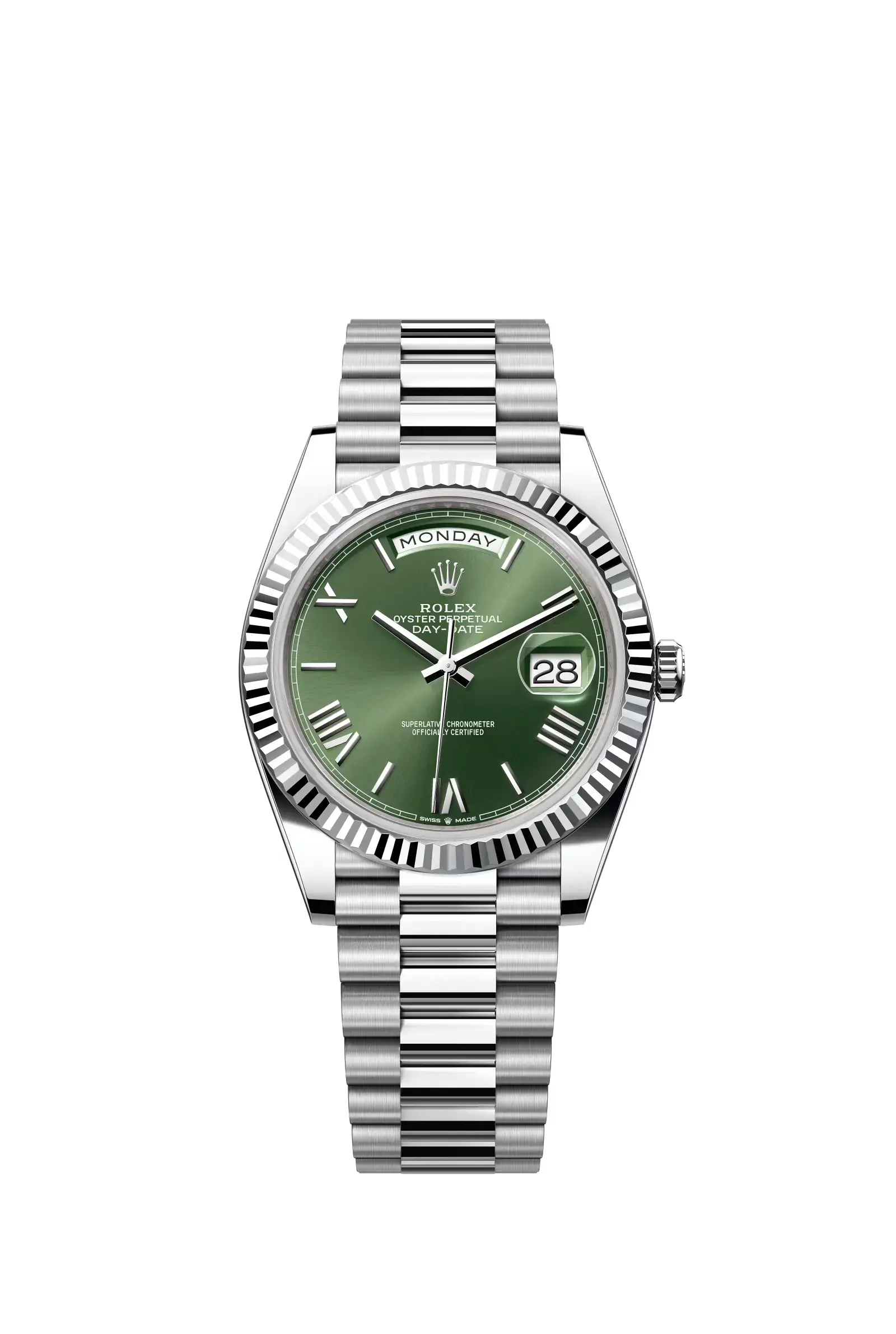 Day-Date 40  Oyster, 40 mm, platinum  Reference 228236 — main photo