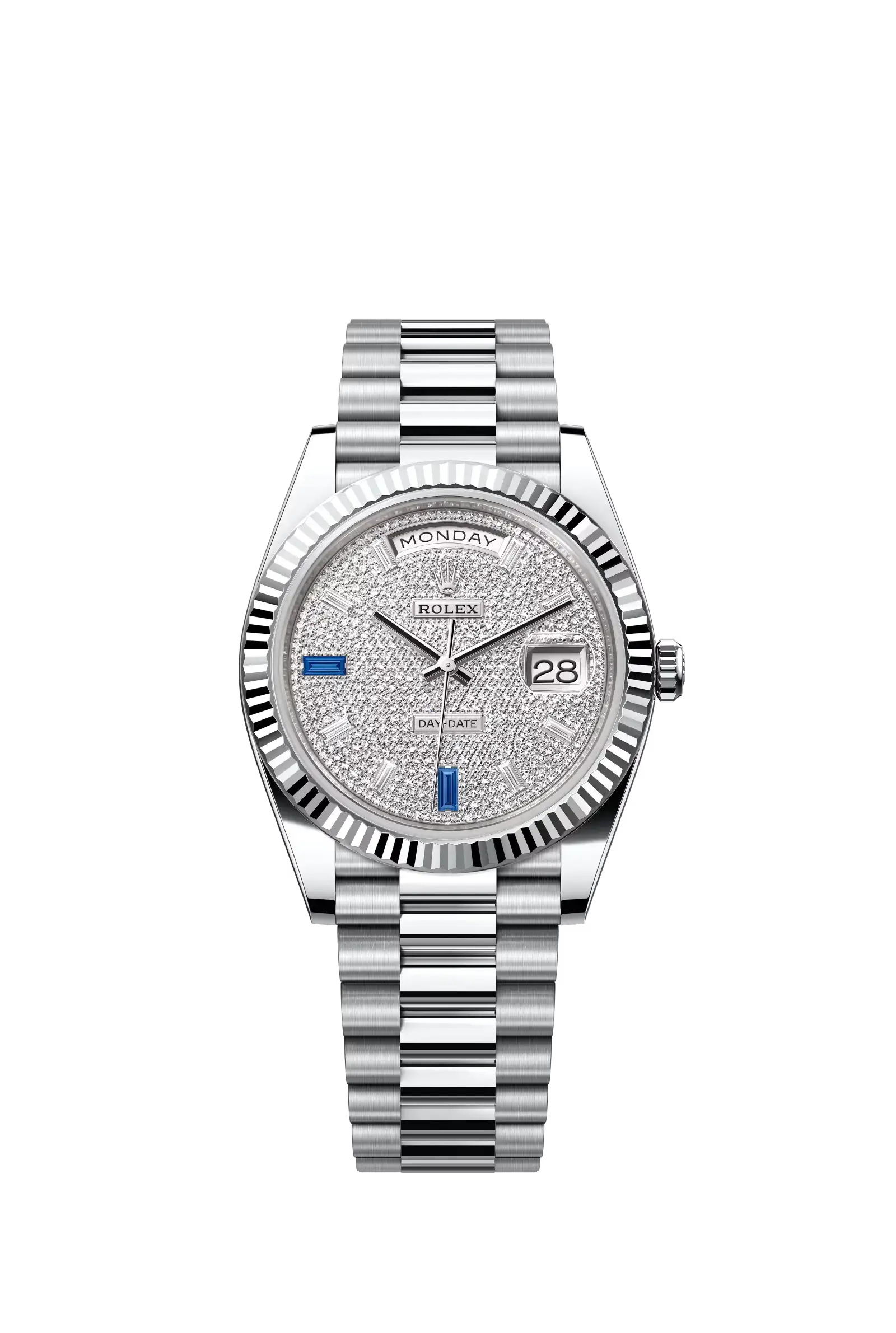 Day-Date 40  Oyster, 40 mm, platinum  Reference 228236 — main photo