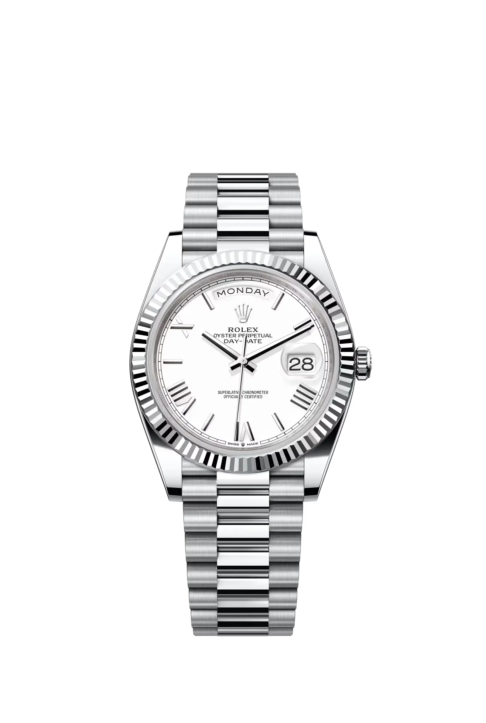 Day-Date 40  Oyster, 40 mm, platinum  Reference 228236 — main photo