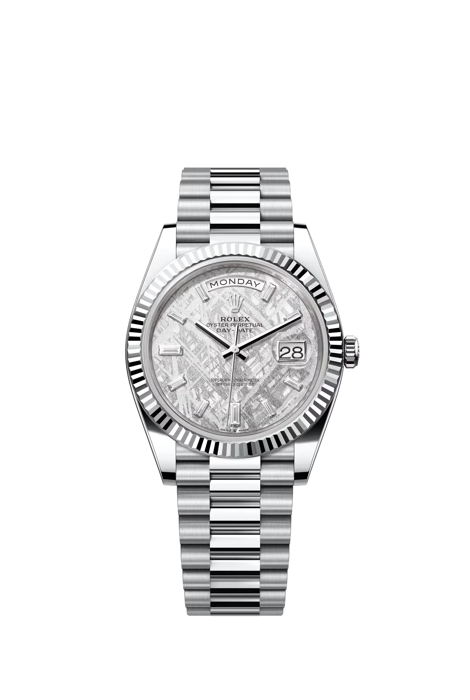 Day-Date 40  Oyster, 40 mm, platinum  Reference 228236 — main photo