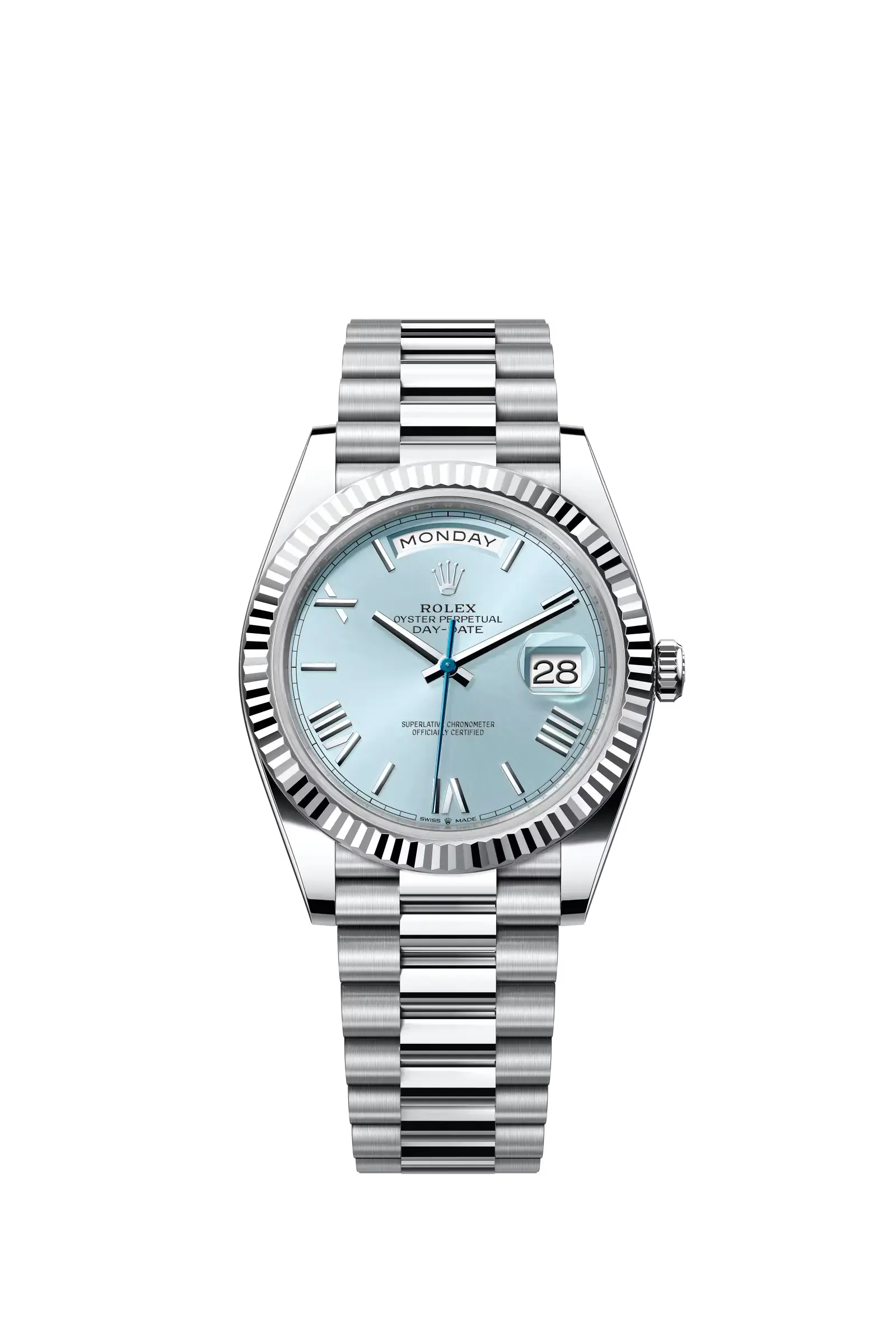 Day-Date 40  Oyster, 40 mm, platinum  Reference 228236 — main photo