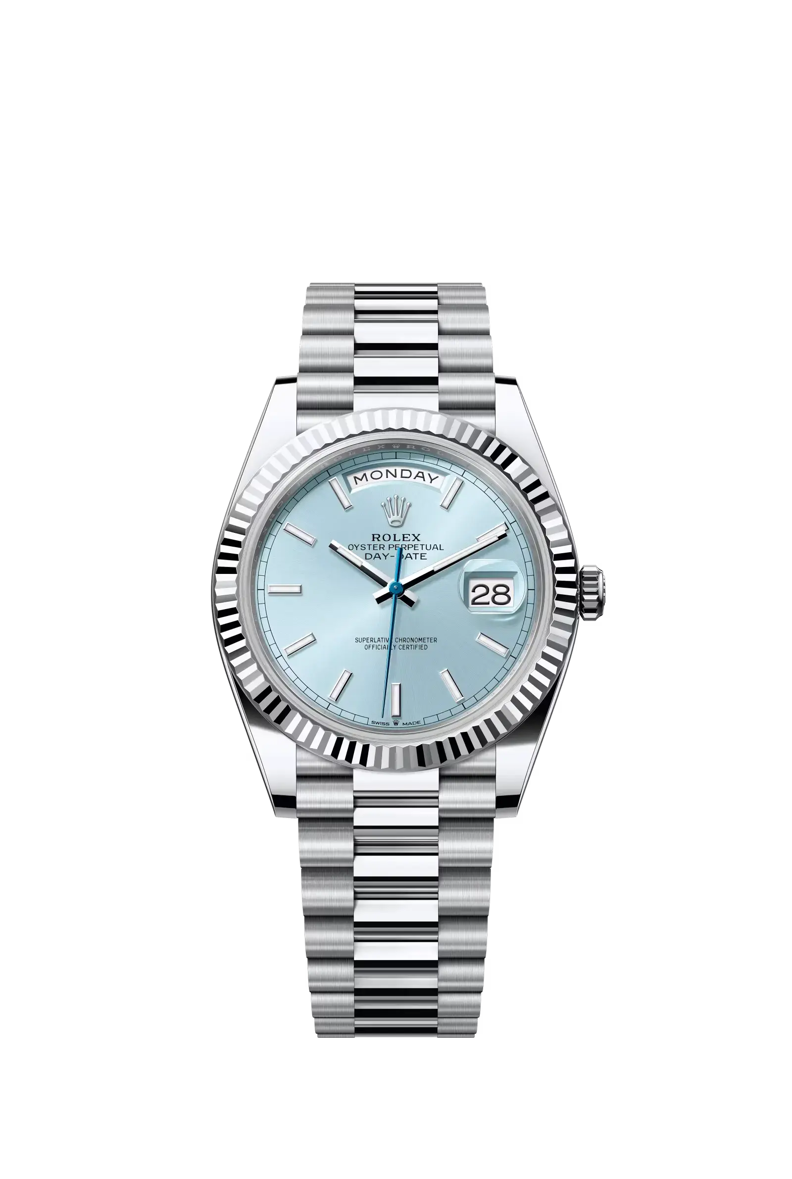 Day-Date 40  Oyster, 40 mm, platinum  Reference 228236 — main photo