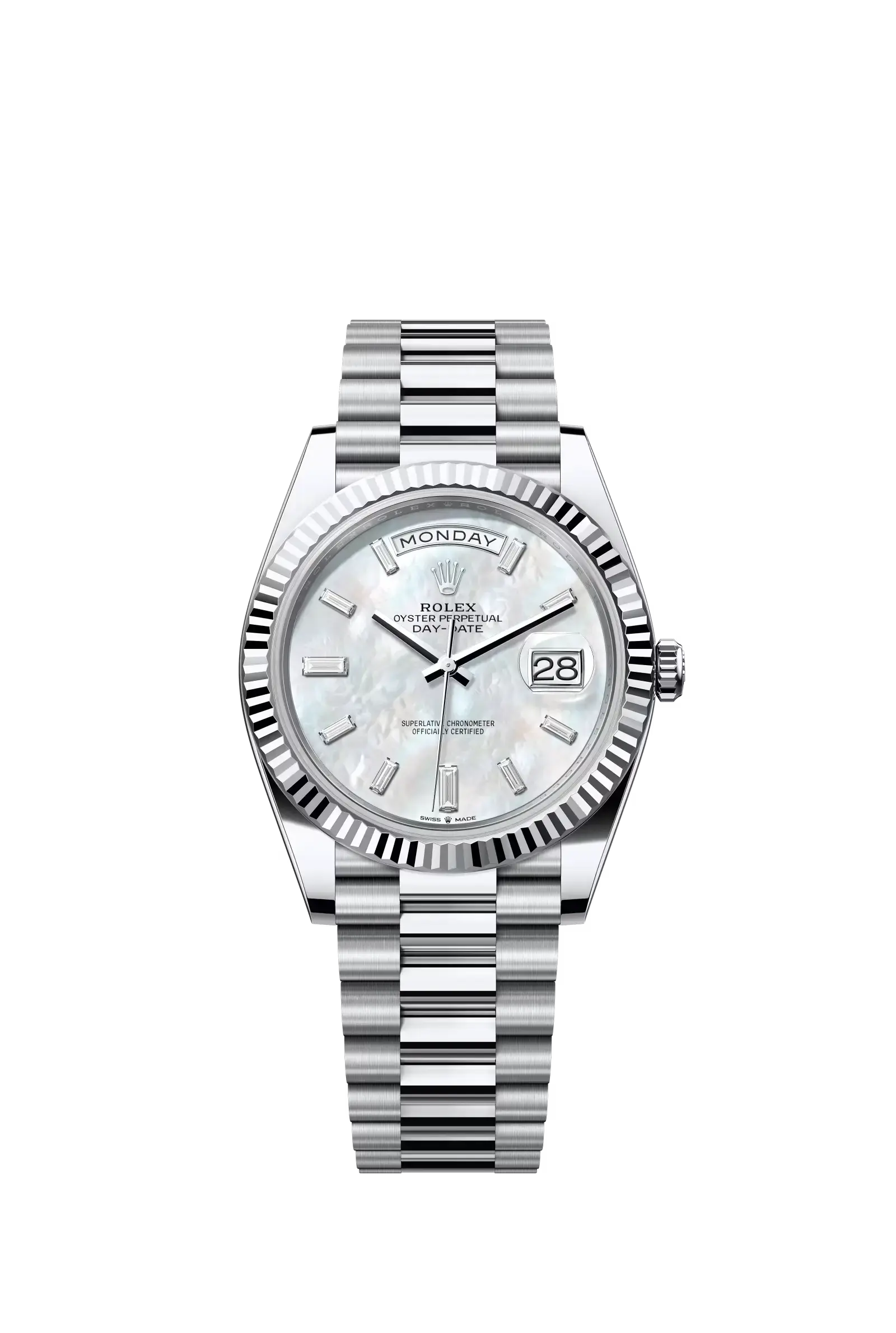 Day-Date 40  Oyster, 40 mm, platinum  Reference 228236 — main photo