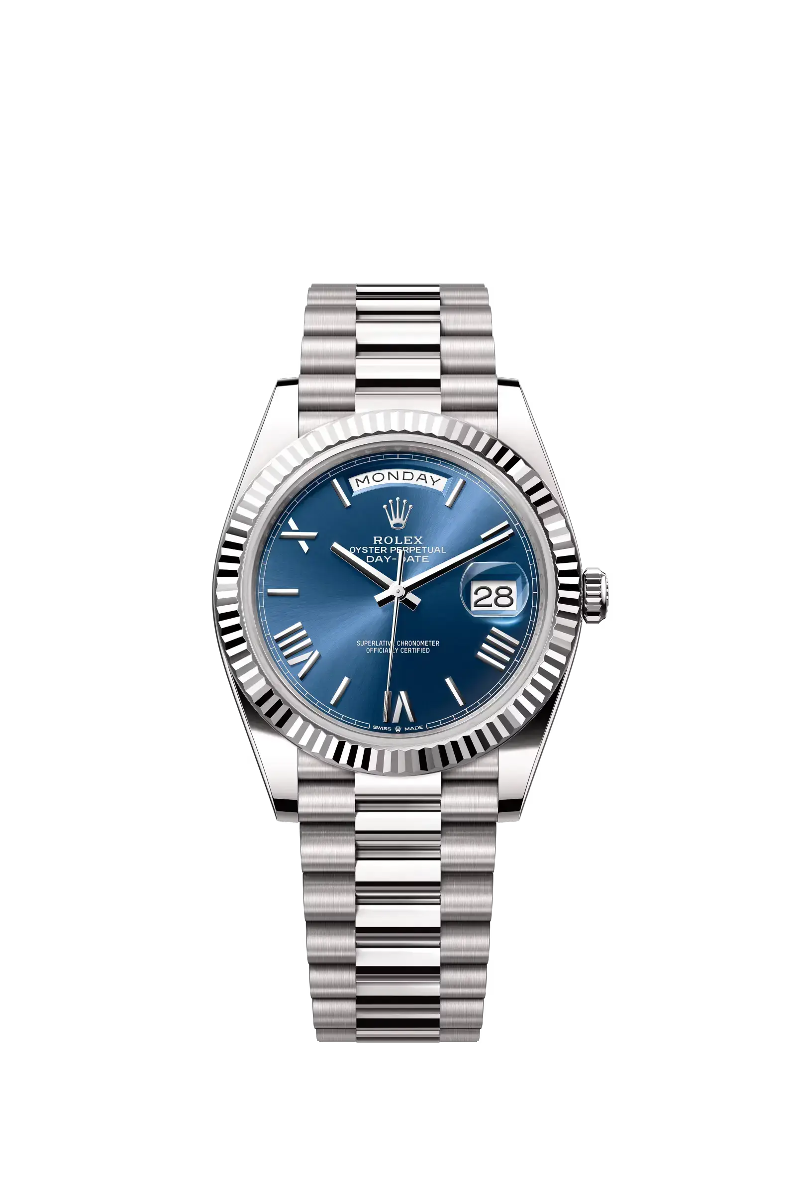 Day-Date 40  Oyster, 40 mm, yellow gold and diamonds  Reference 228398TBR — main photo