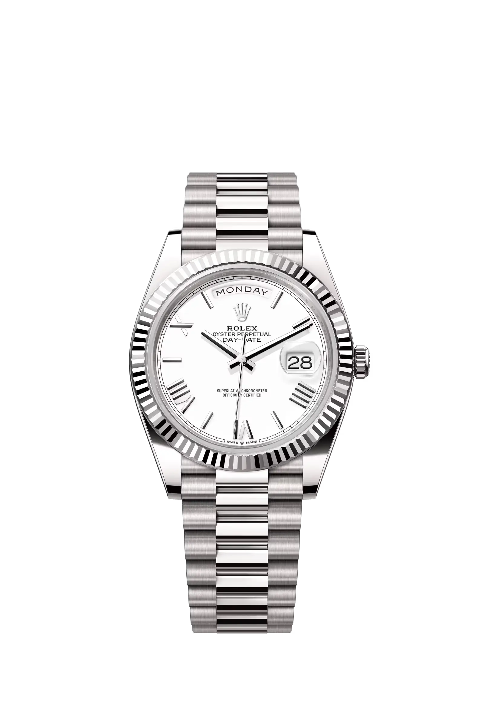 Day-Date 40  Oyster, 40 mm, white gold  Reference 228239 — main photo