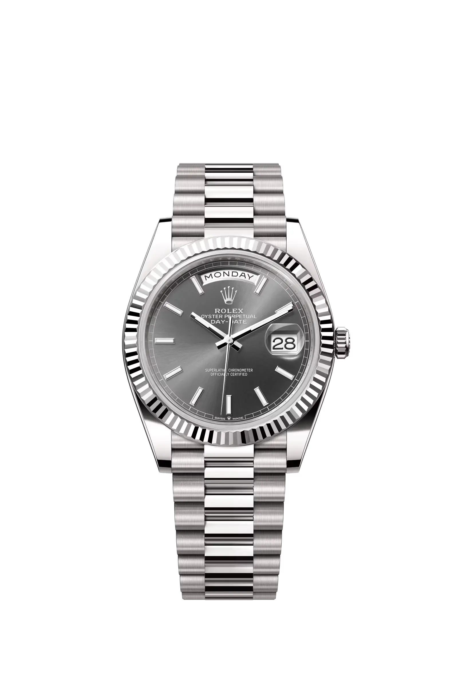 Day-Date 40  Oyster, 40 mm, white gold  Reference 228239 — main photo