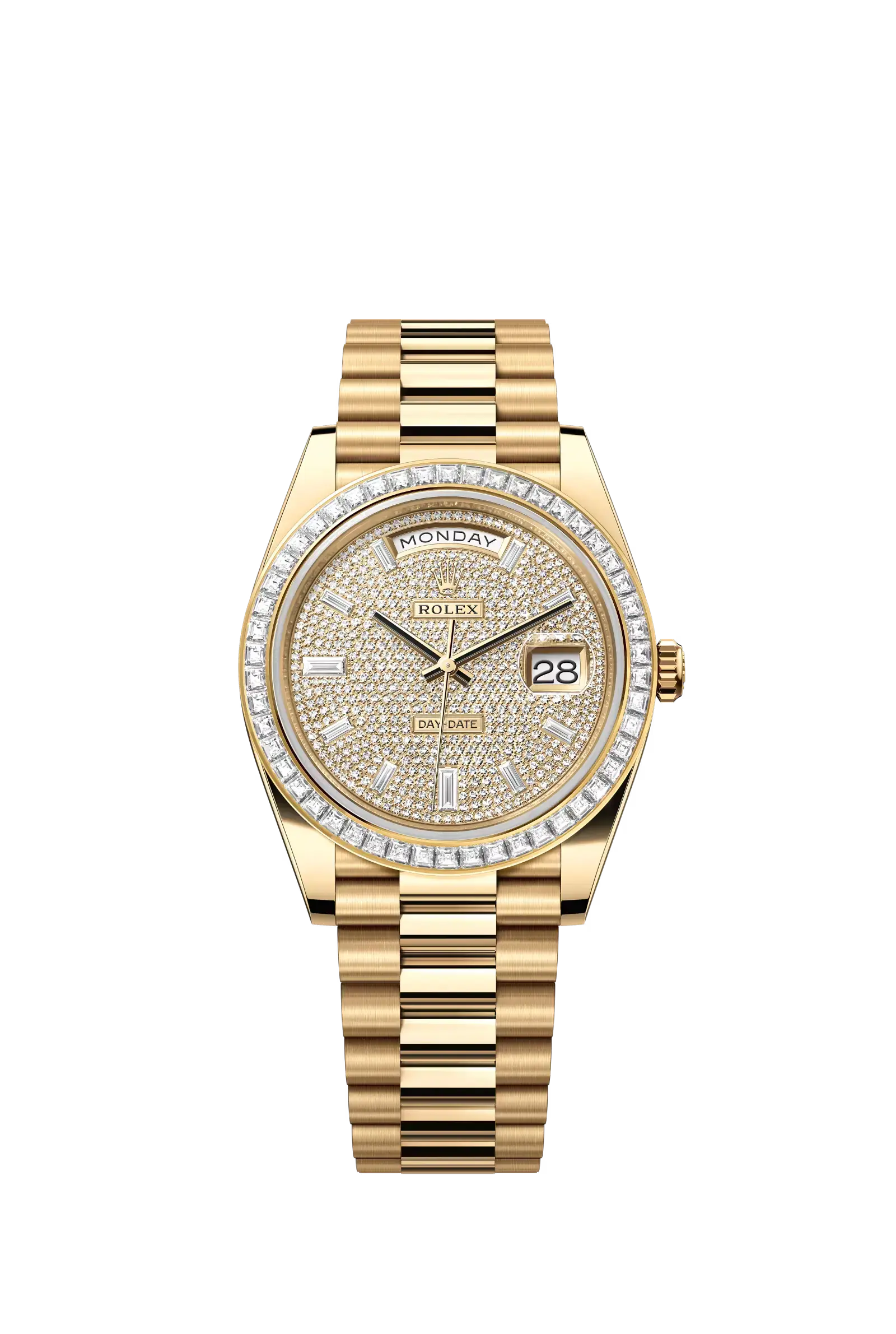 Day-Date 40  Oyster, 40 mm, yellow gold and diamonds  Reference 228398TBR — main photo