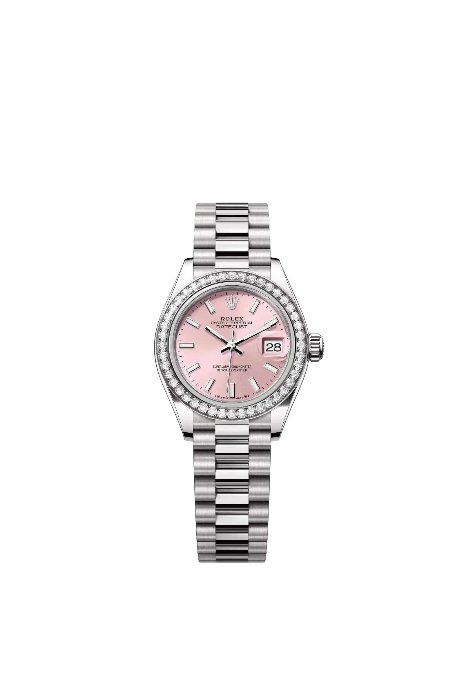 Lady-Datejust  Oyster, 28 mm, white gold and diamonds  Reference 279139RBR — main photo