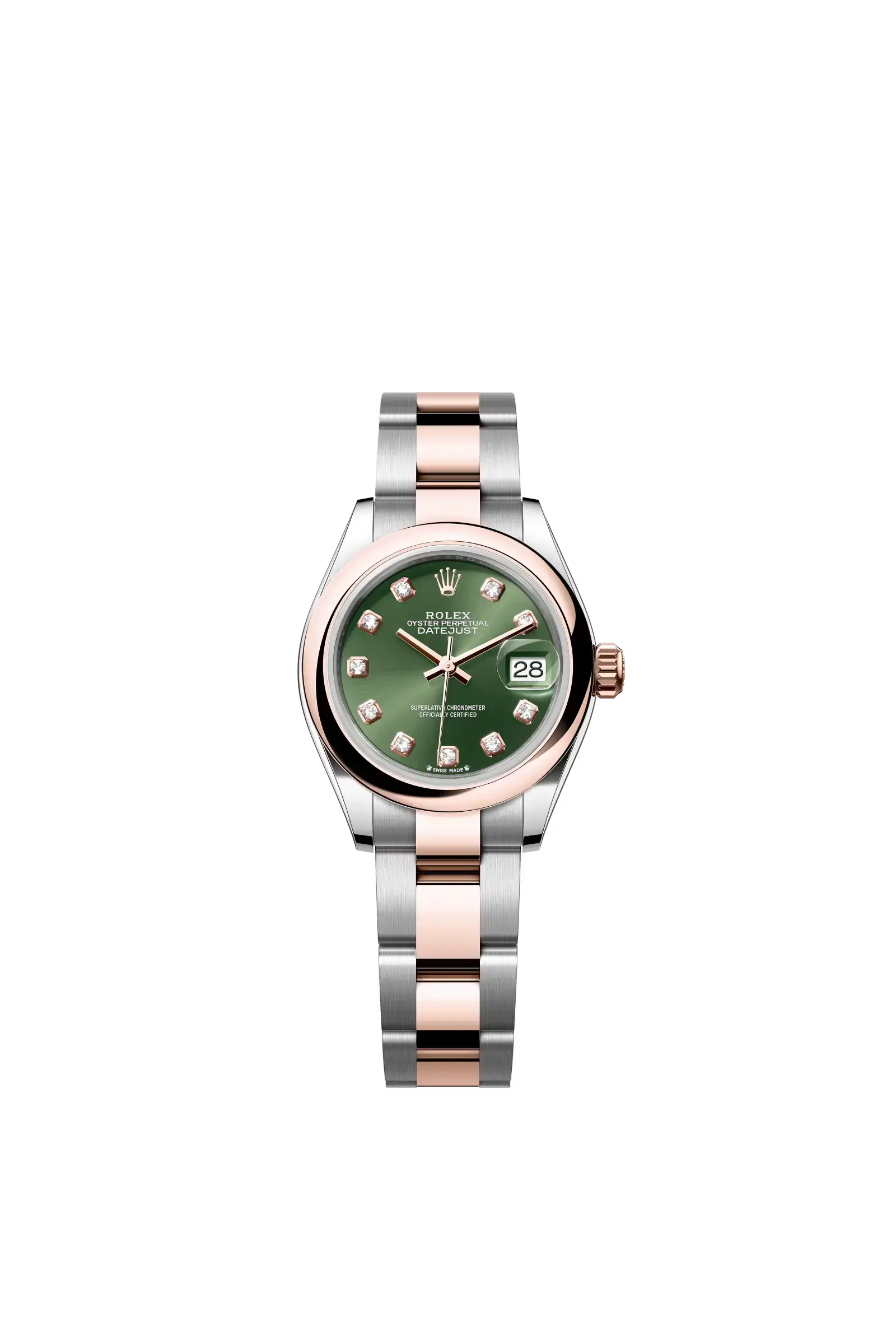 Lady-Datejust  Oyster, 28 mm, Oystersteel and Everose gold  Reference 279161 — main photo