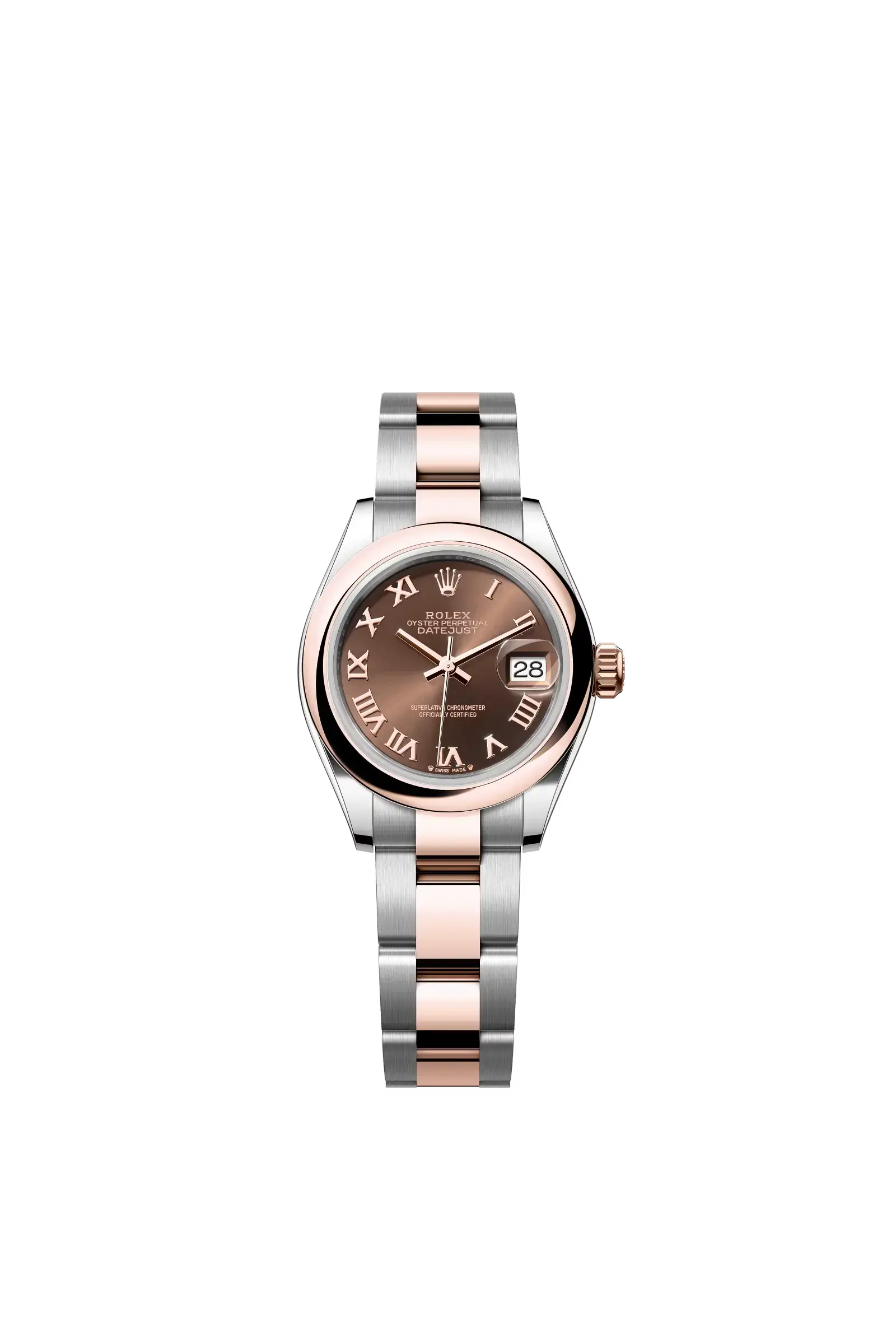 Lady-Datejust  Oyster, 28 mm, Oystersteel and Everose gold  Reference 279161 — main photo