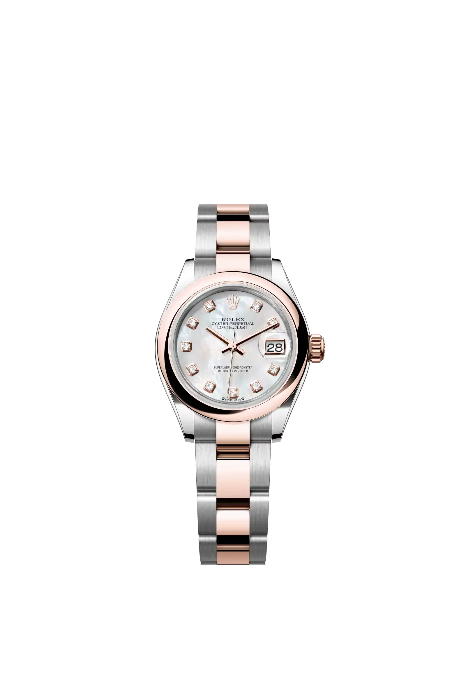 Lady-Datejust  Oyster, 28 mm, Oystersteel and Everose gold  Reference 279161 — main photo
