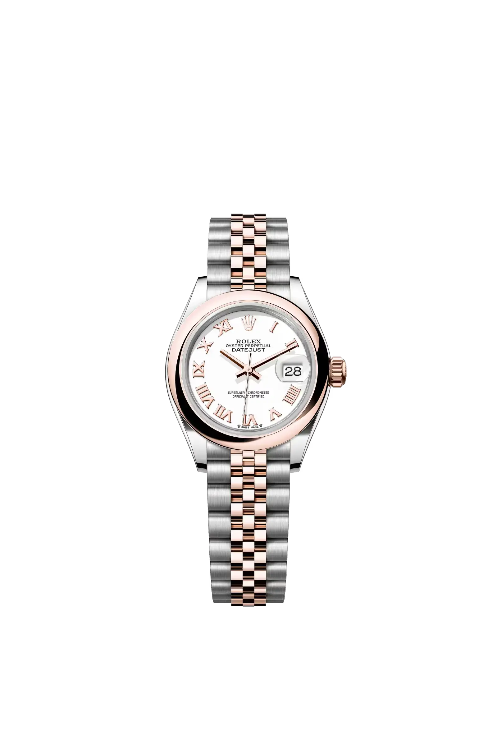 Lady-Datejust  Oyster, 28 mm, Oystersteel and Everose gold  Reference 279161 — main photo