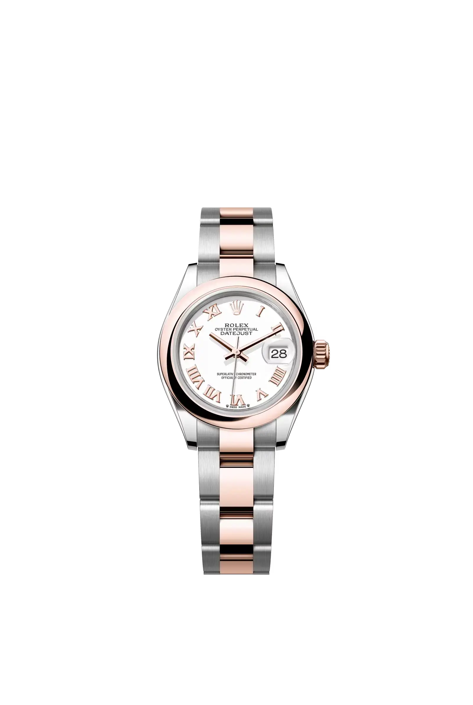 Lady-Datejust  Oyster, 28 mm, Oystersteel and Everose gold  Reference 279161 — main photo