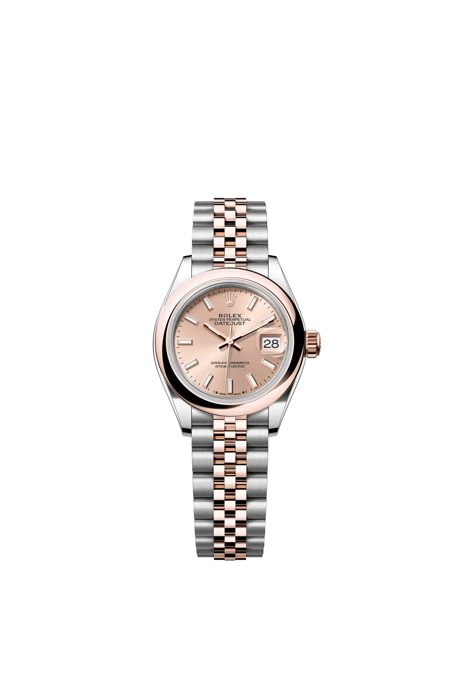 Lady-Datejust  Oyster, 28 mm, Oystersteel and Everose gold  Reference 279161 — main photo