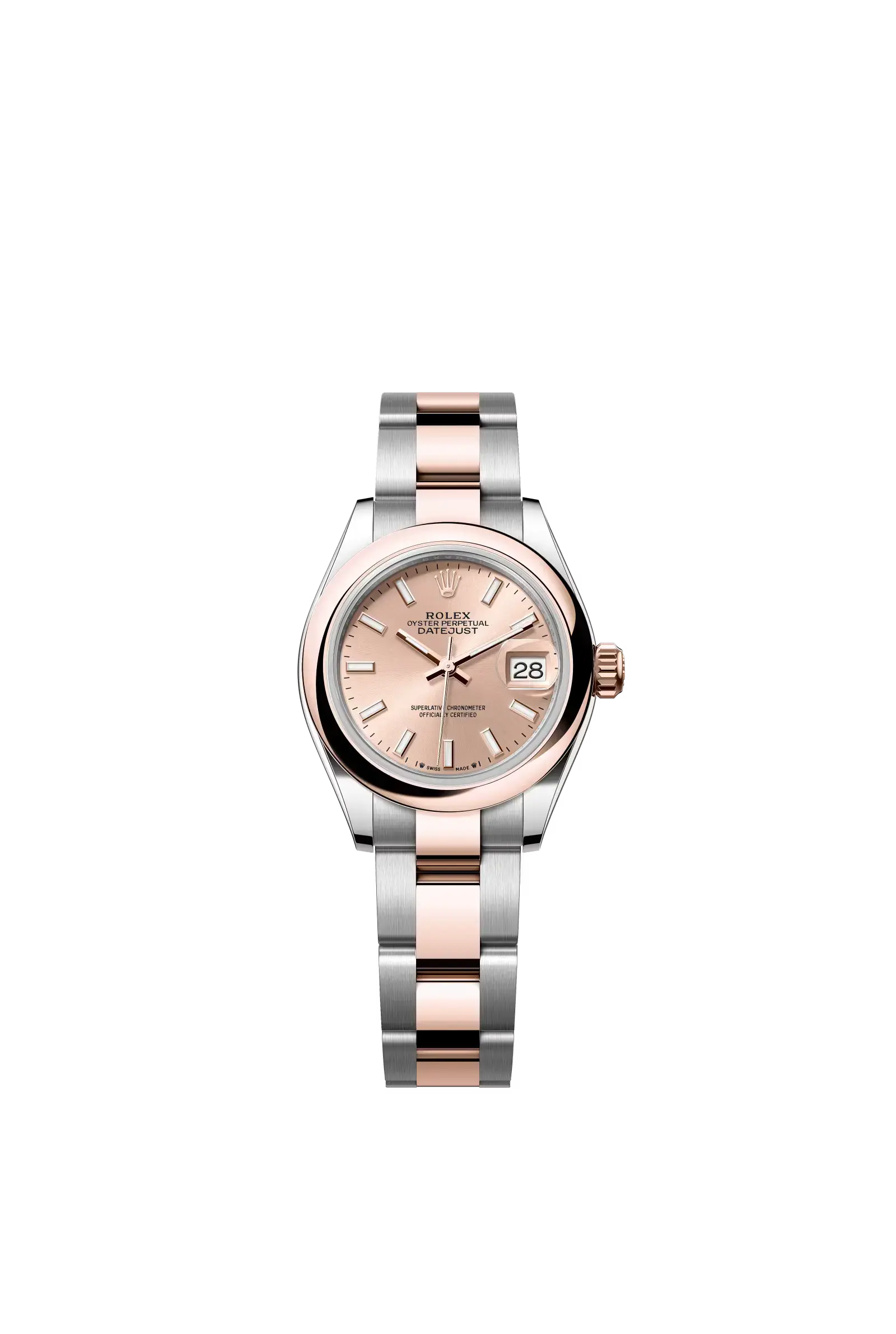 Lady-Datejust  Oyster, 28 mm, Oystersteel and Everose gold  Reference 279161