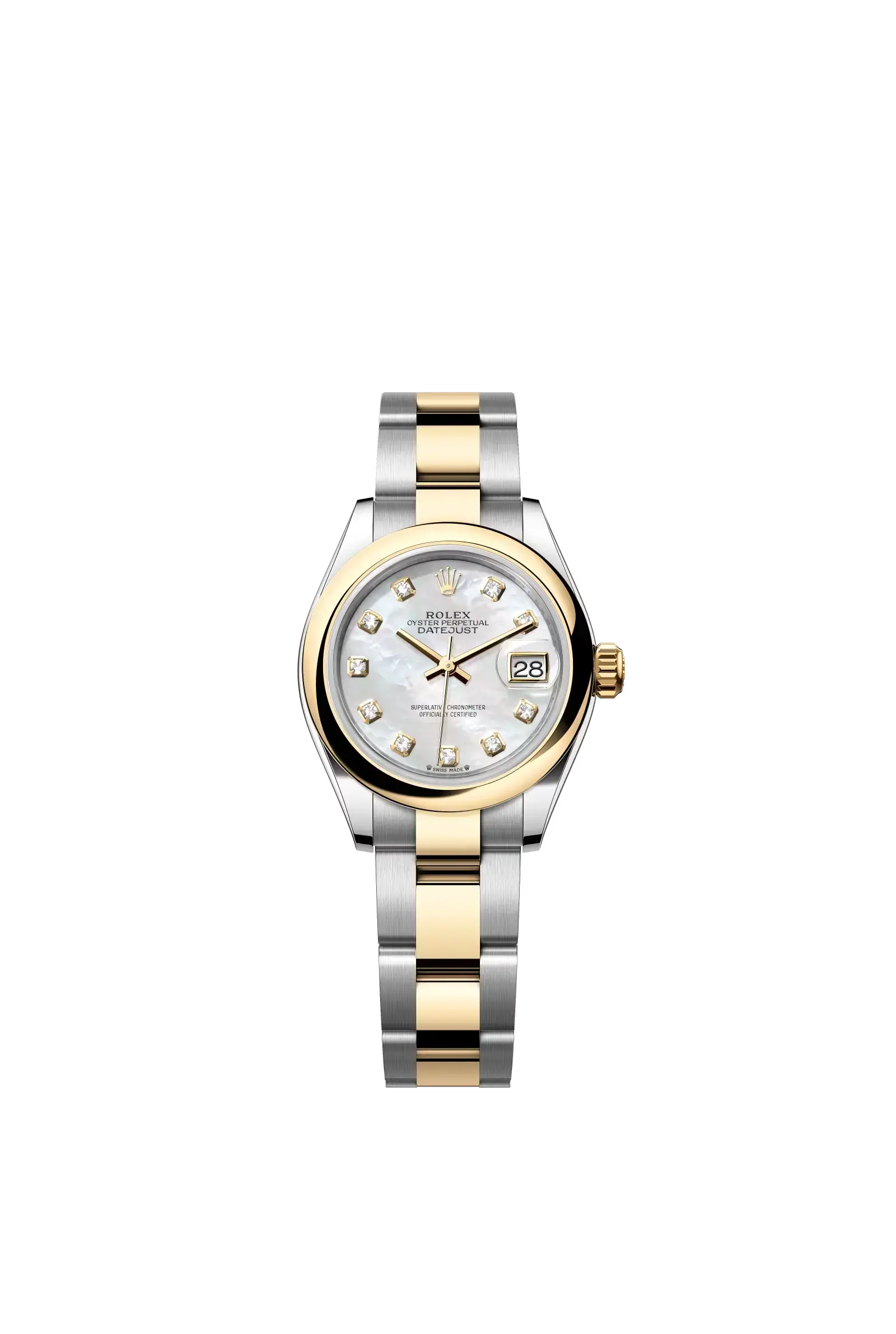 Lady-Datejust  Oyster, 28 mm, Oystersteel and yellow gold  Reference 279163