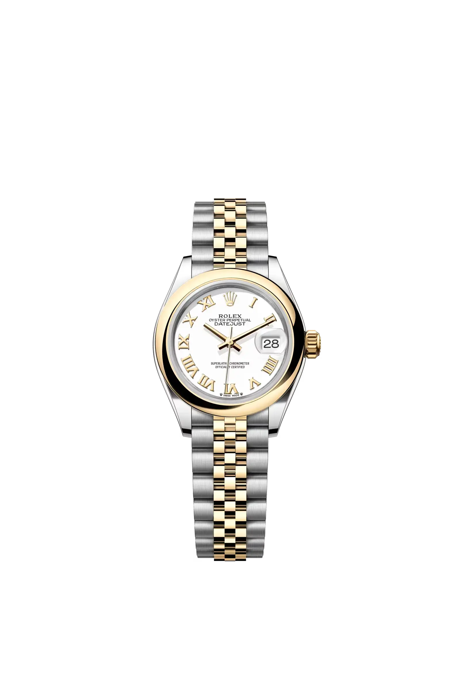 Lady-Datejust  Oyster, 28 mm, Oystersteel and yellow gold  Reference 279163