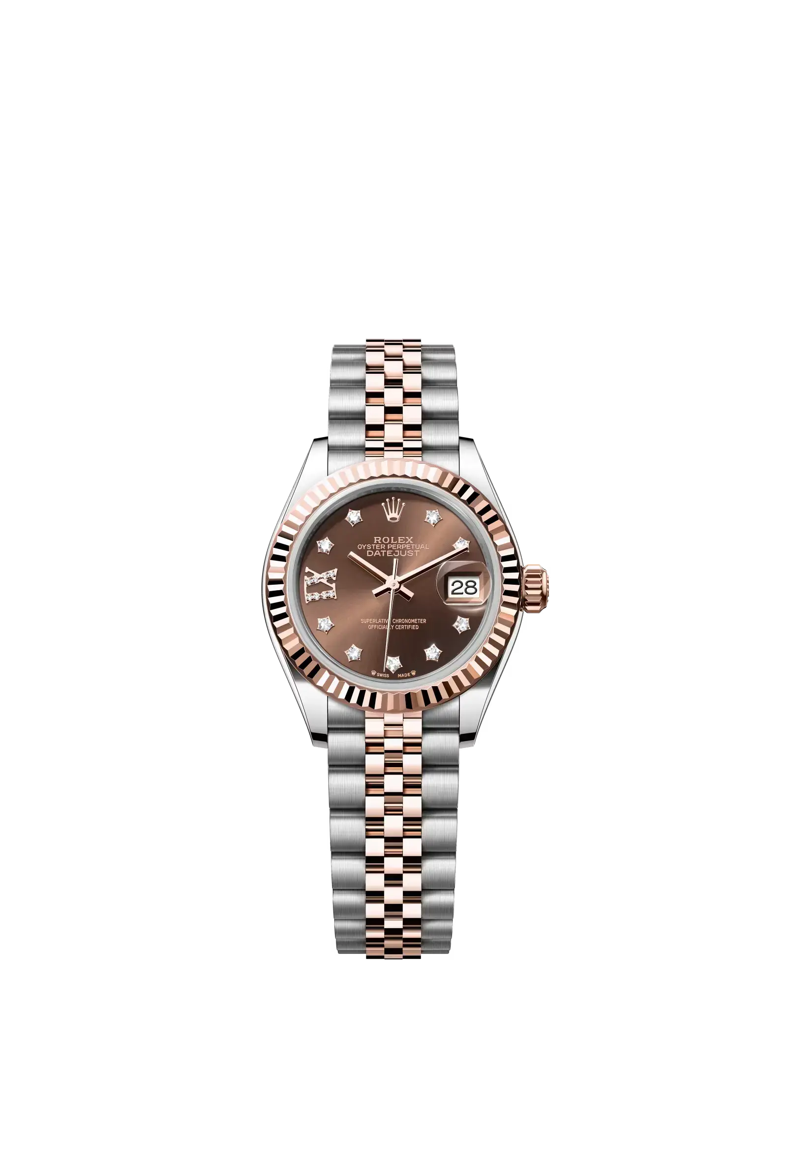 Lady-Datejust  Oyster, 28 mm, Oystersteel and Everose gold  Reference 279171 — main photo