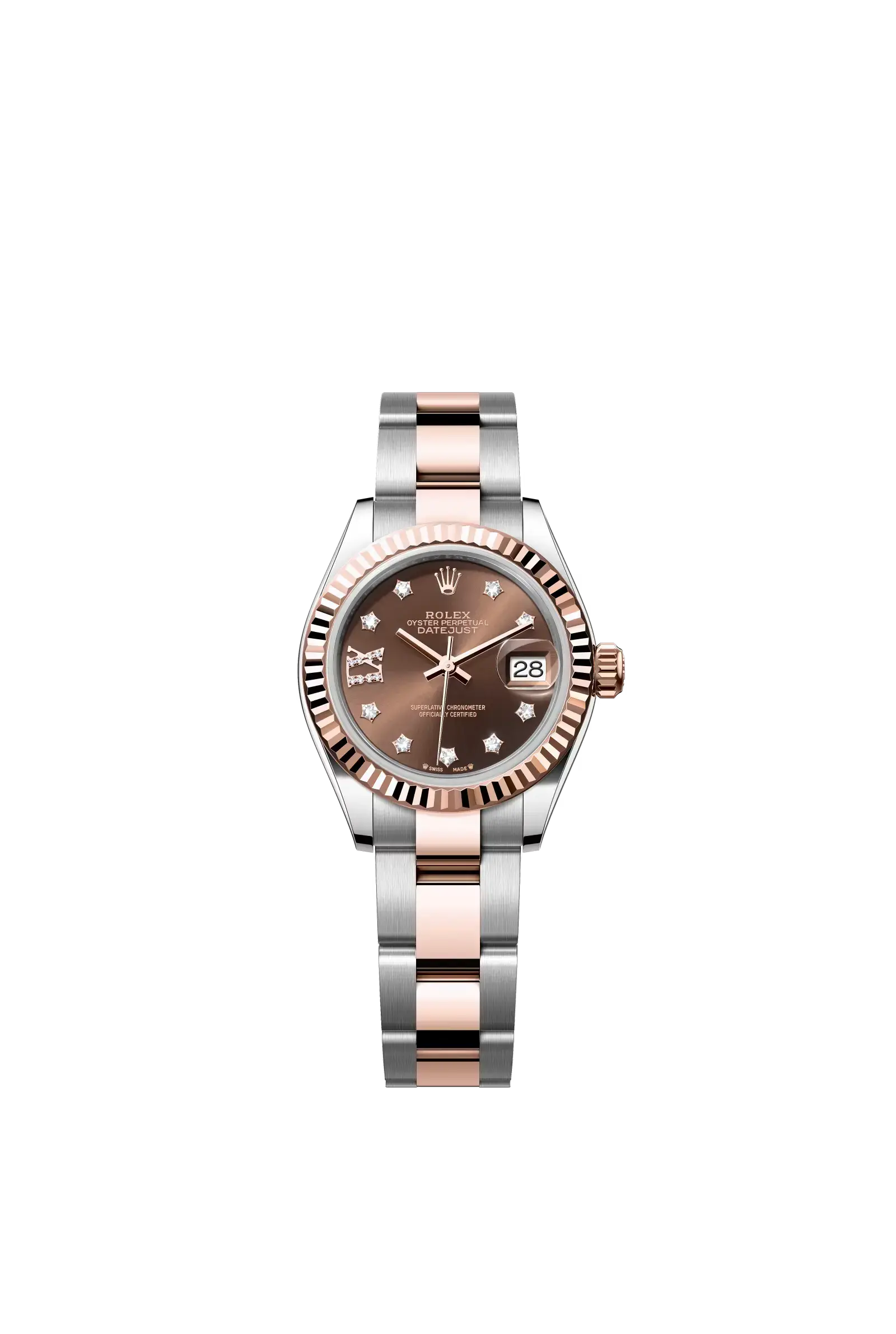 Lady-Datejust  Oyster, 28 mm, Oystersteel and Everose gold  Reference 279171 — main photo