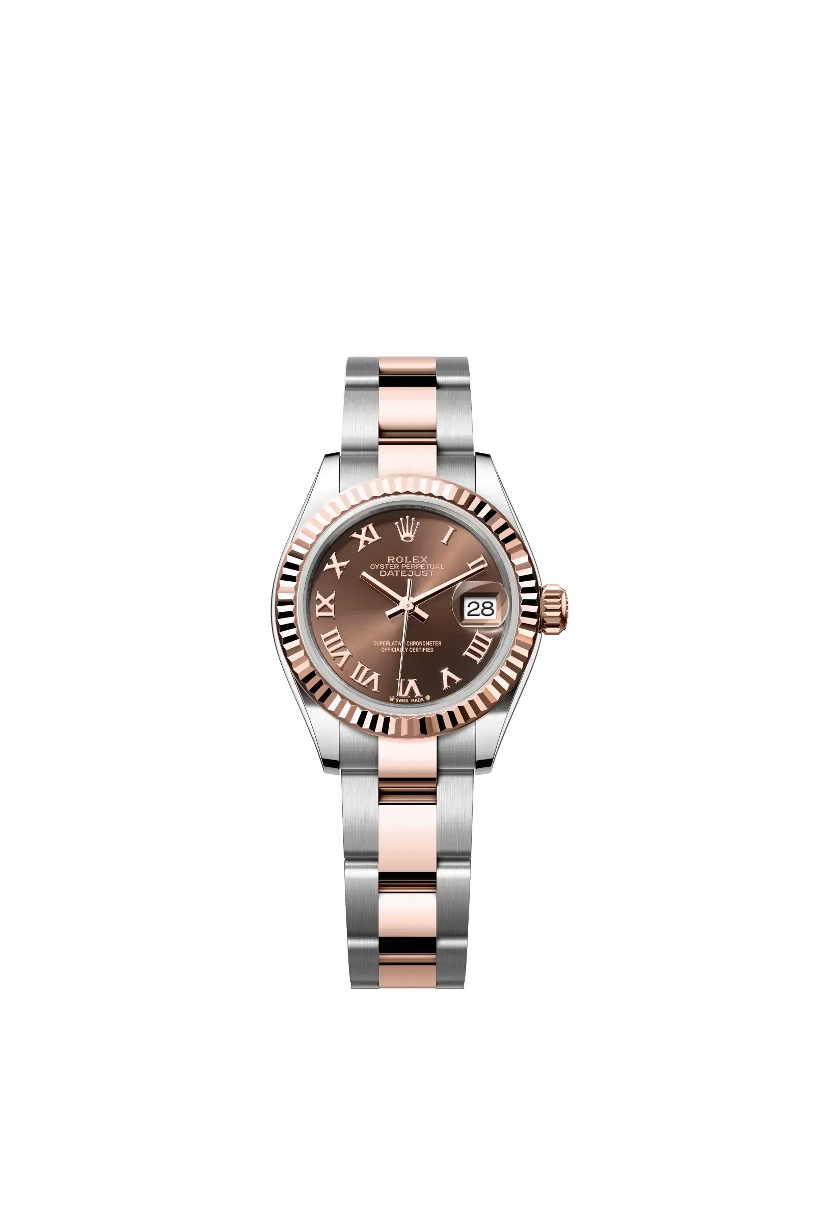 Lady-Datejust  Oyster, 28 mm, Oystersteel and Everose gold  Reference 279171 — main photo