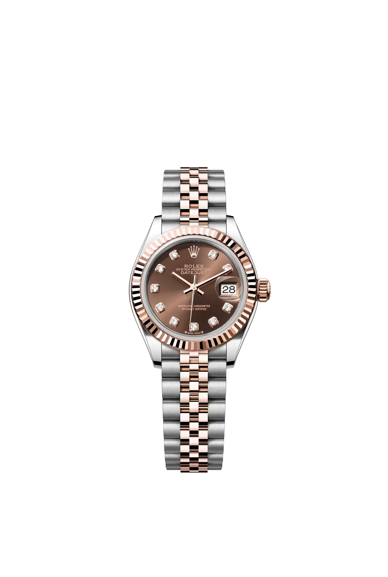 Lady-Datejust  Oyster, 28 mm, Oystersteel and Everose gold  Reference 279171 — main photo
