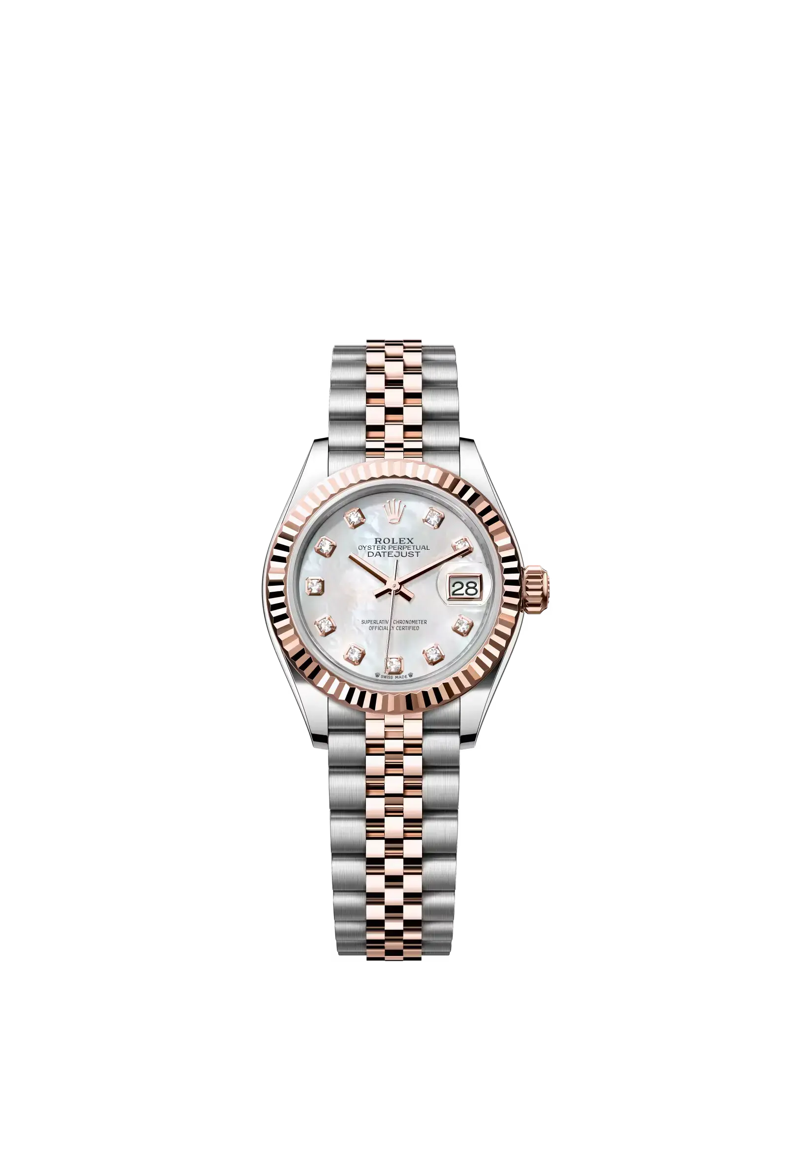 Lady-Datejust  Oyster, 28 mm, Oystersteel and Everose gold  Reference 279171 — main photo