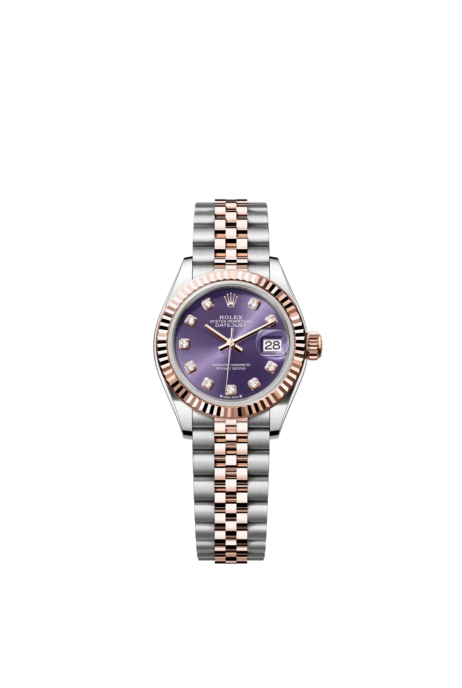 Lady-Datejust  Oyster, 28 mm, Oystersteel and Everose gold  Reference 279171 — main photo