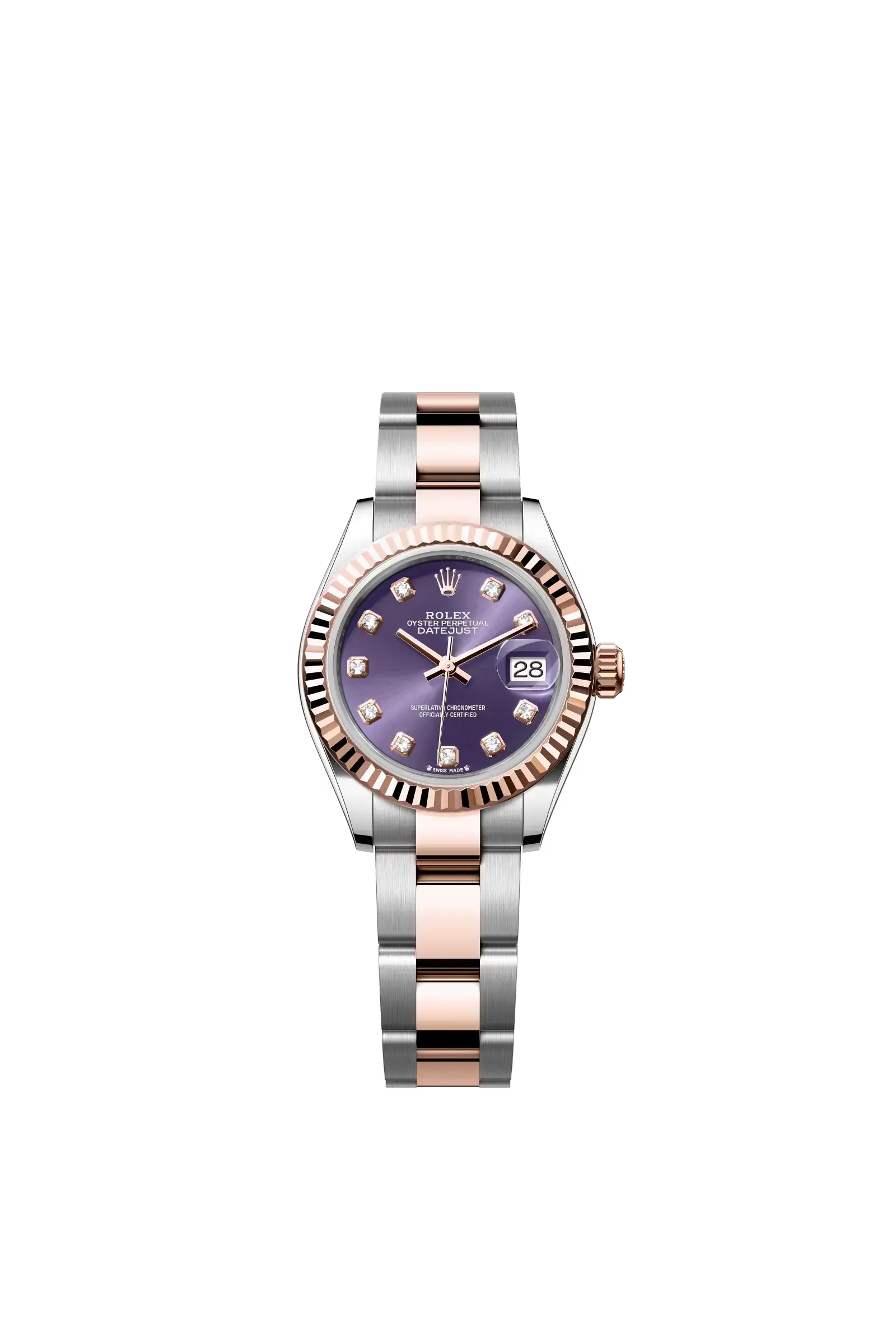 Lady-Datejust  Oyster, 28 mm, Oystersteel and Everose gold  Reference 279171 — main photo