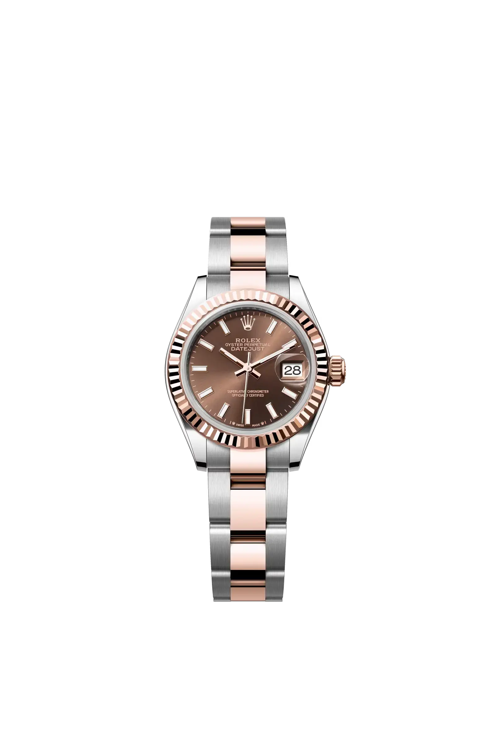 Lady-Datejust  Oyster, 28 mm, Oystersteel and Everose gold  Reference 279171 — main photo