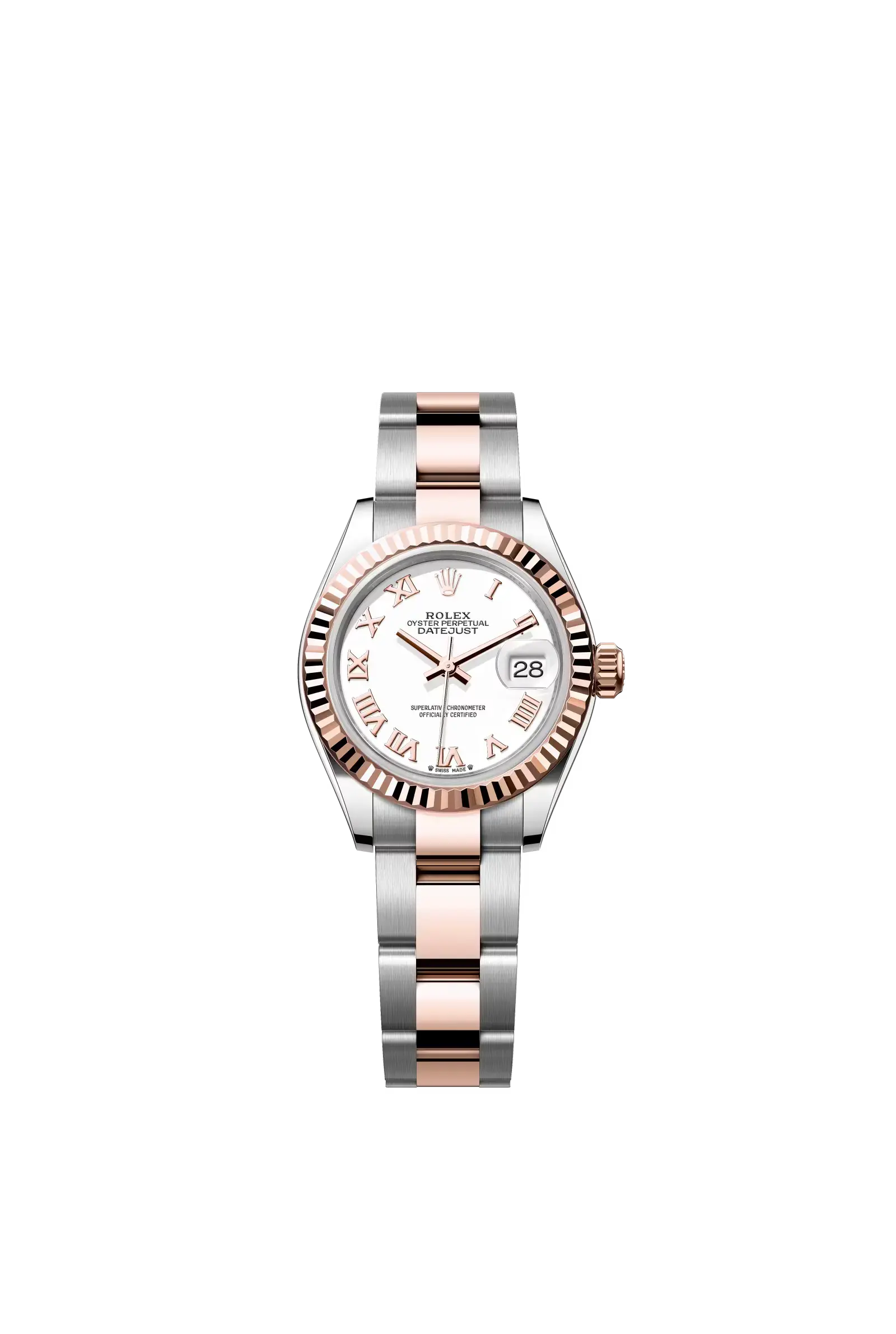Lady-Datejust  Oyster, 28 mm, Oystersteel and Everose gold  Reference 279171