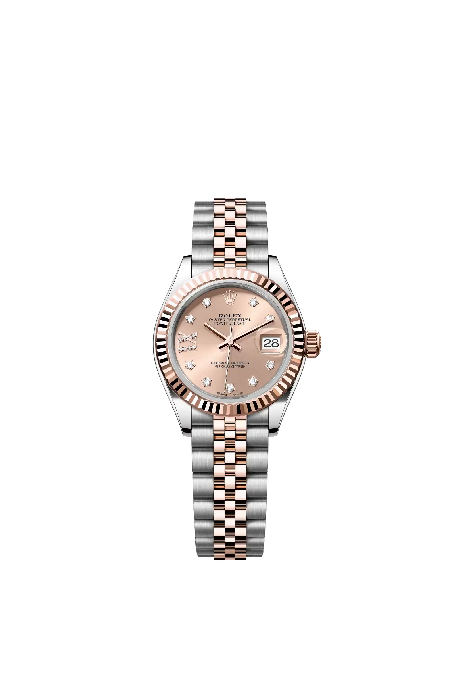 Lady-Datejust  Oyster, 28 mm, Oystersteel and Everose gold  Reference 279171 — main photo