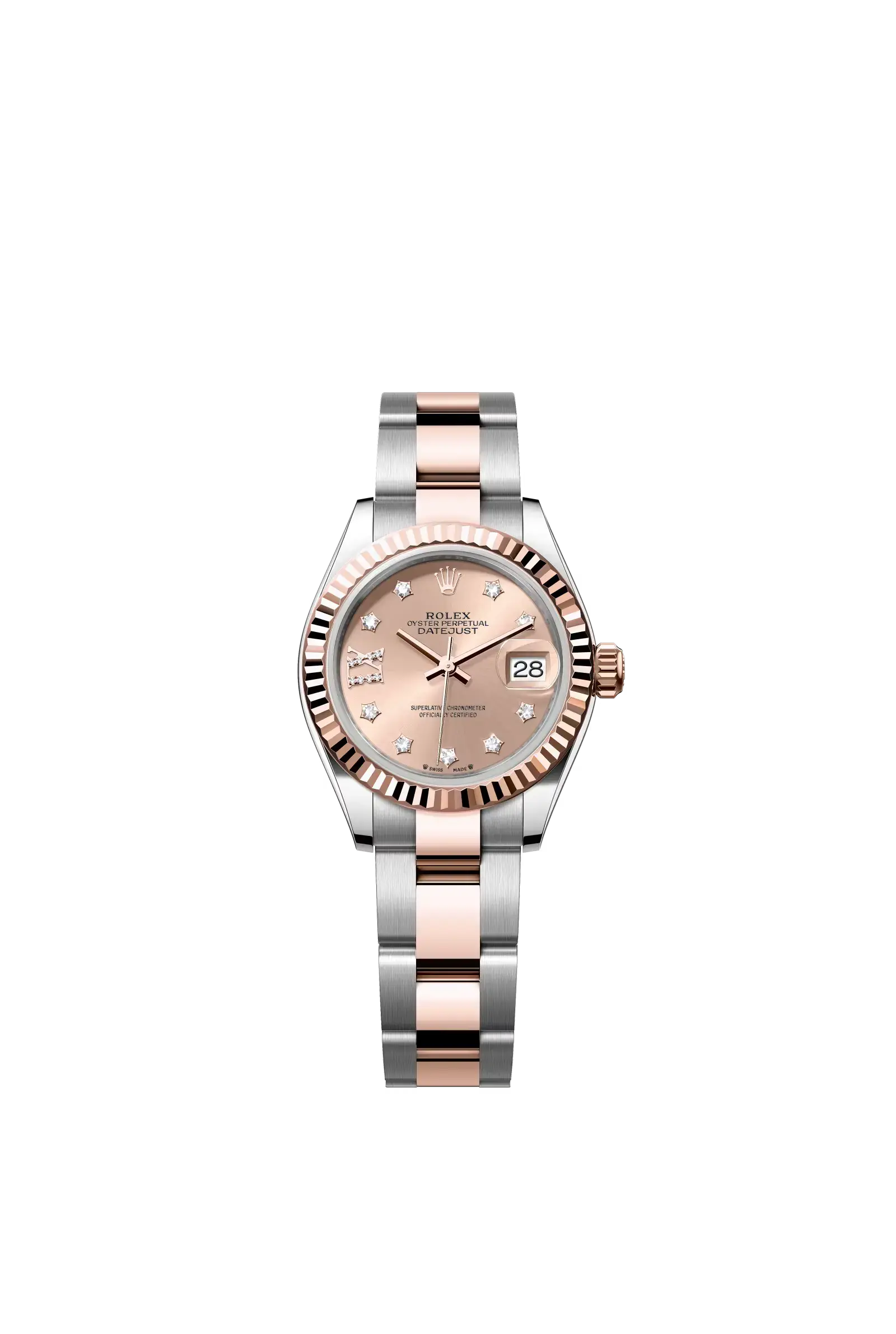 Lady-Datejust  Oyster, 28 mm, Oystersteel and Everose gold  Reference 279171 — main photo
