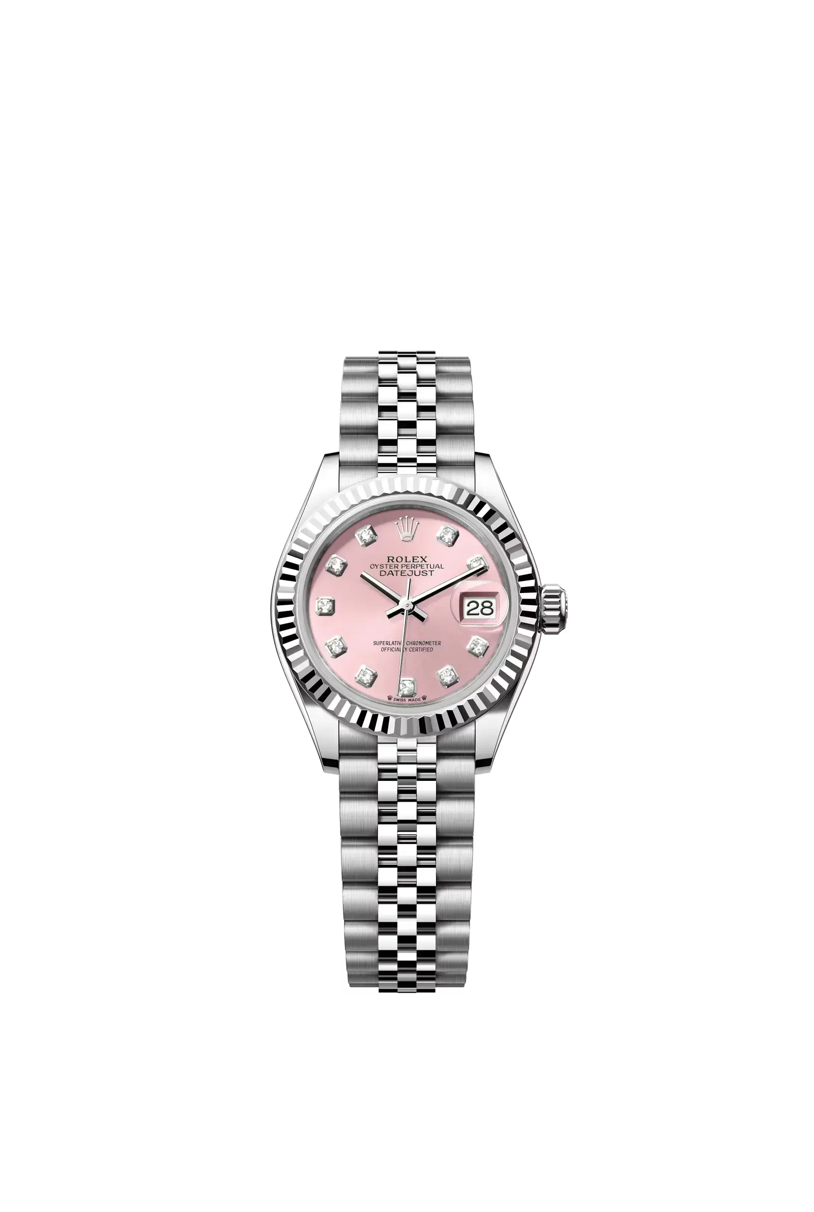 Lady-Datejust  Oyster, 28 mm, Oystersteel and white gold  Reference 279174 — main photo