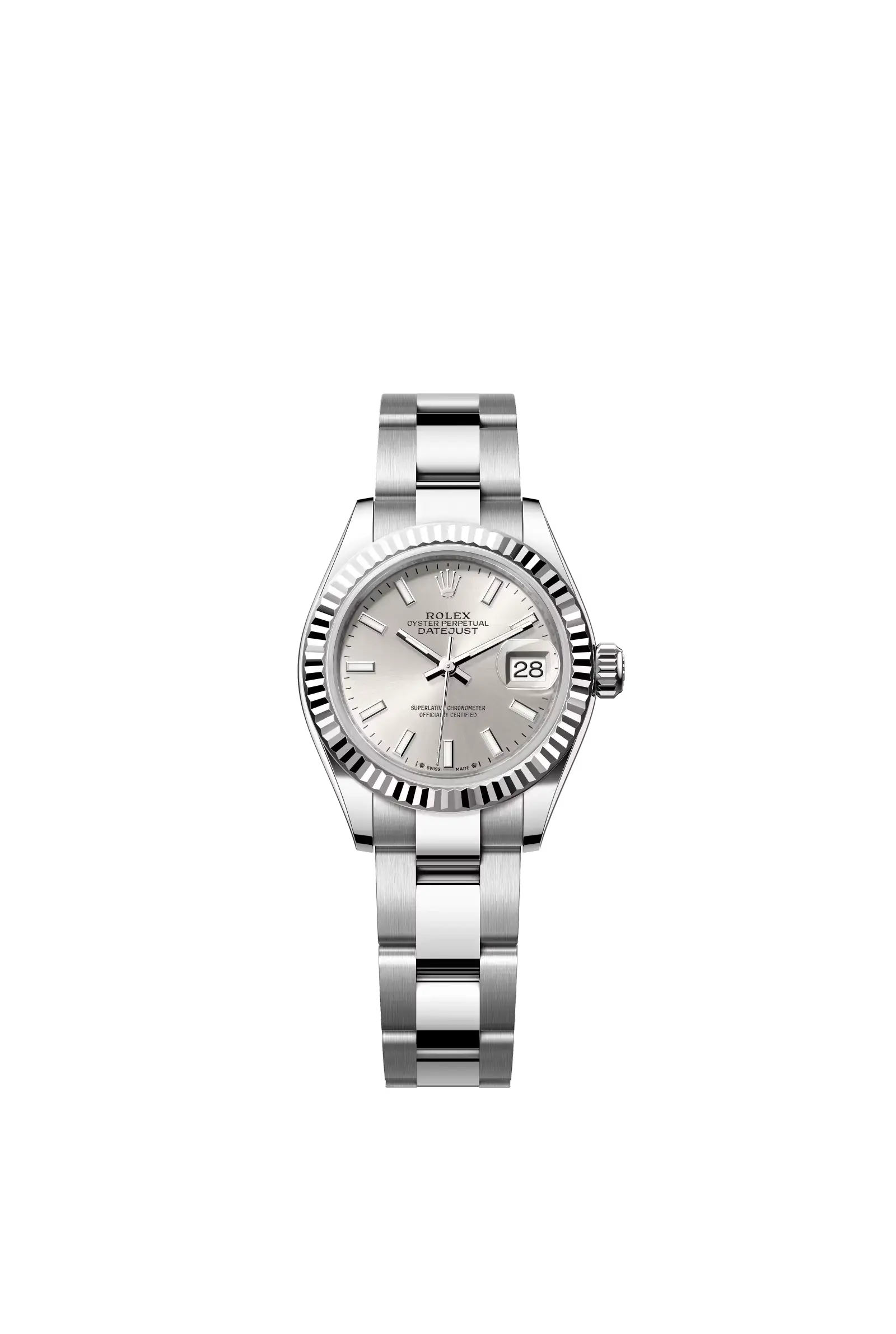 Lady-Datejust  Oyster, 28 mm, Oystersteel and white gold  Reference 279174 — main photo
