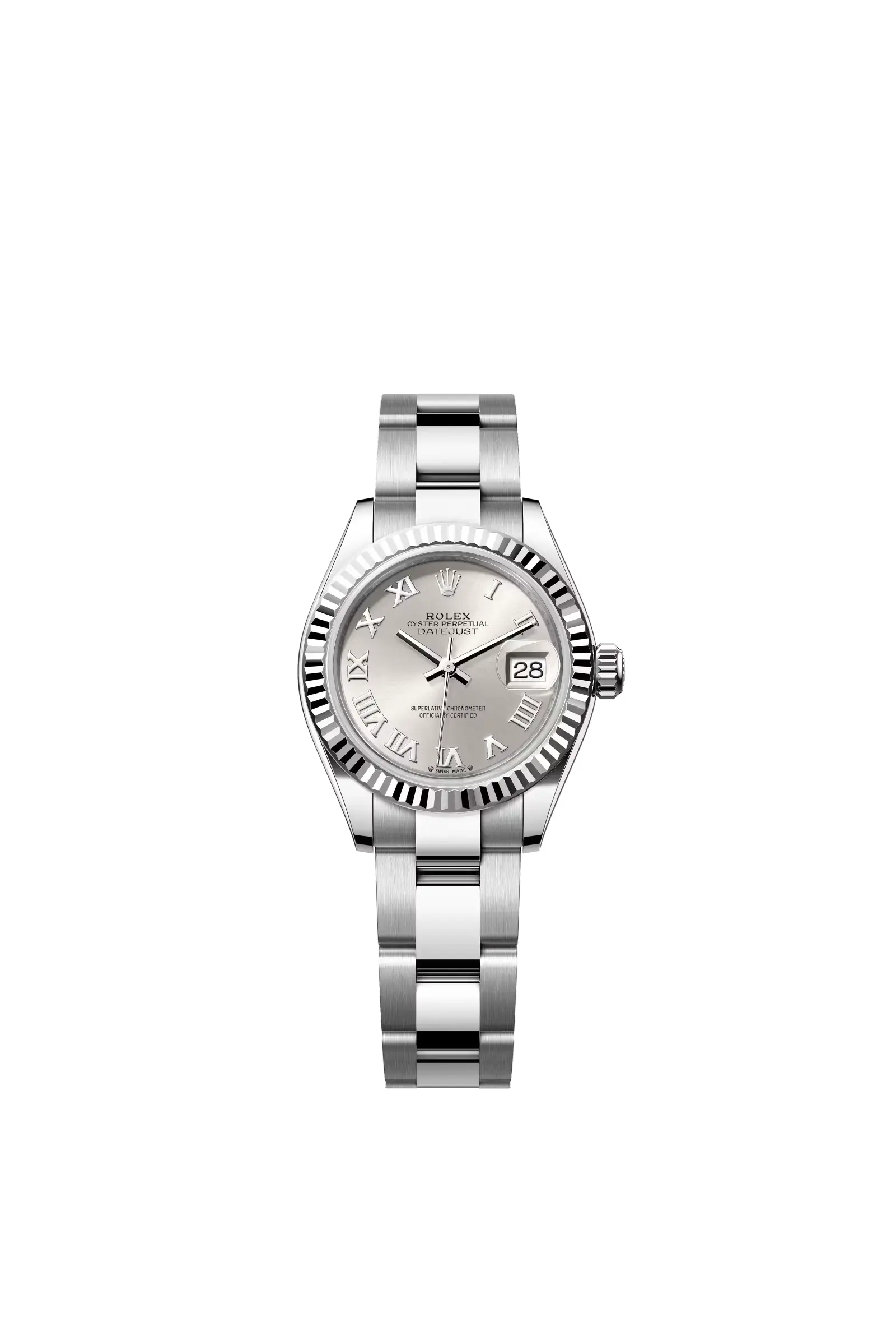 Lady-Datejust  Oyster, 28 mm, Oystersteel and white gold  Reference 279174 — main photo