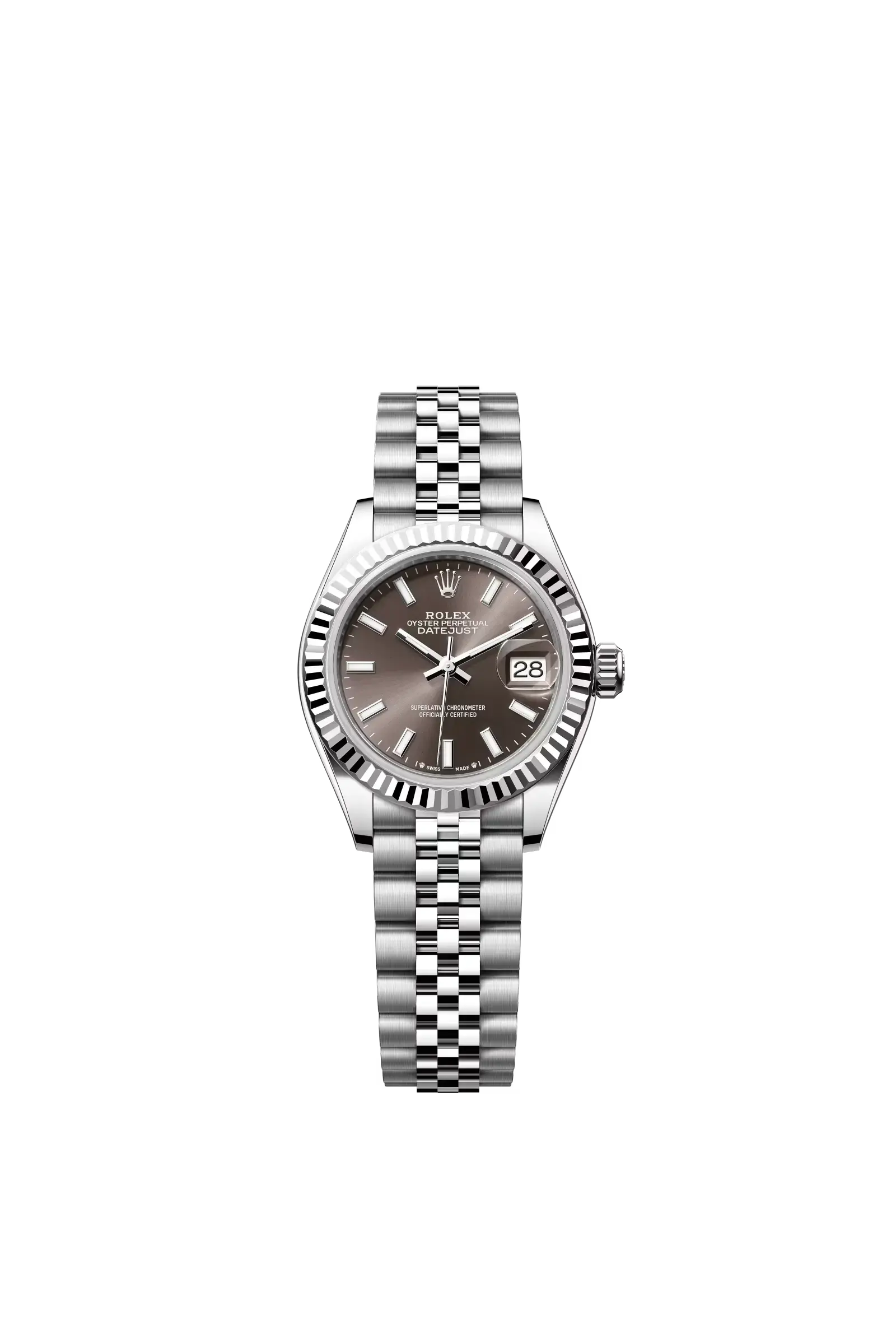Lady-Datejust  Oyster, 28 mm, Oystersteel and white gold  Reference 279174 — main photo