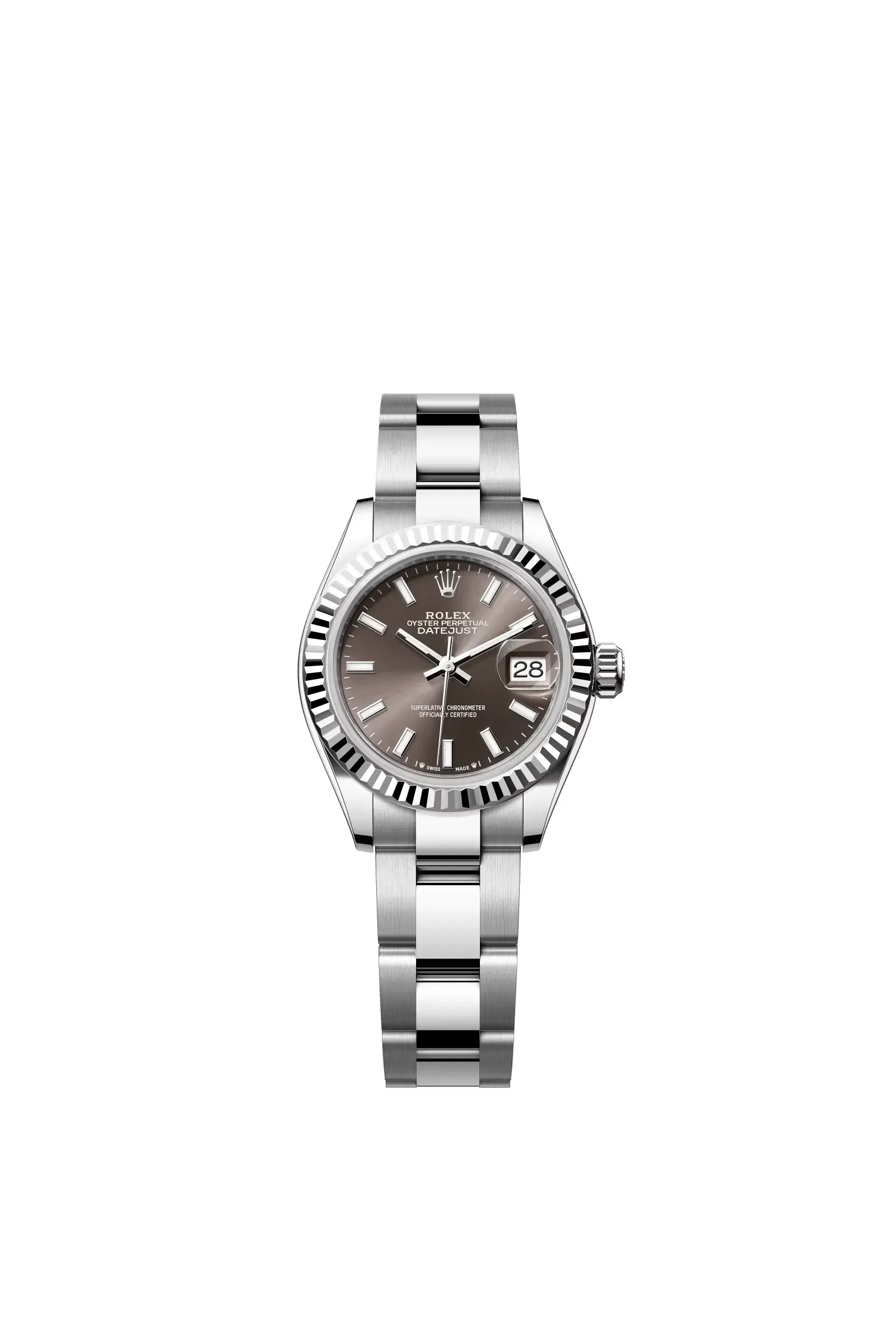 Lady-Datejust  Oyster, 28 mm, Oystersteel and white gold  Reference 279174 — main photo