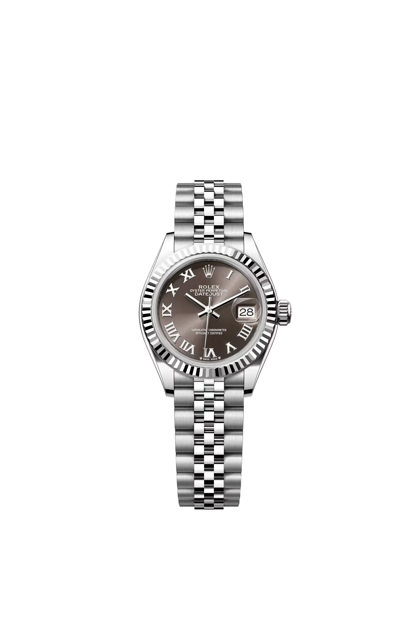 Lady-Datejust  Oyster, 28 mm, Oystersteel and white gold  Reference 279174 — main photo