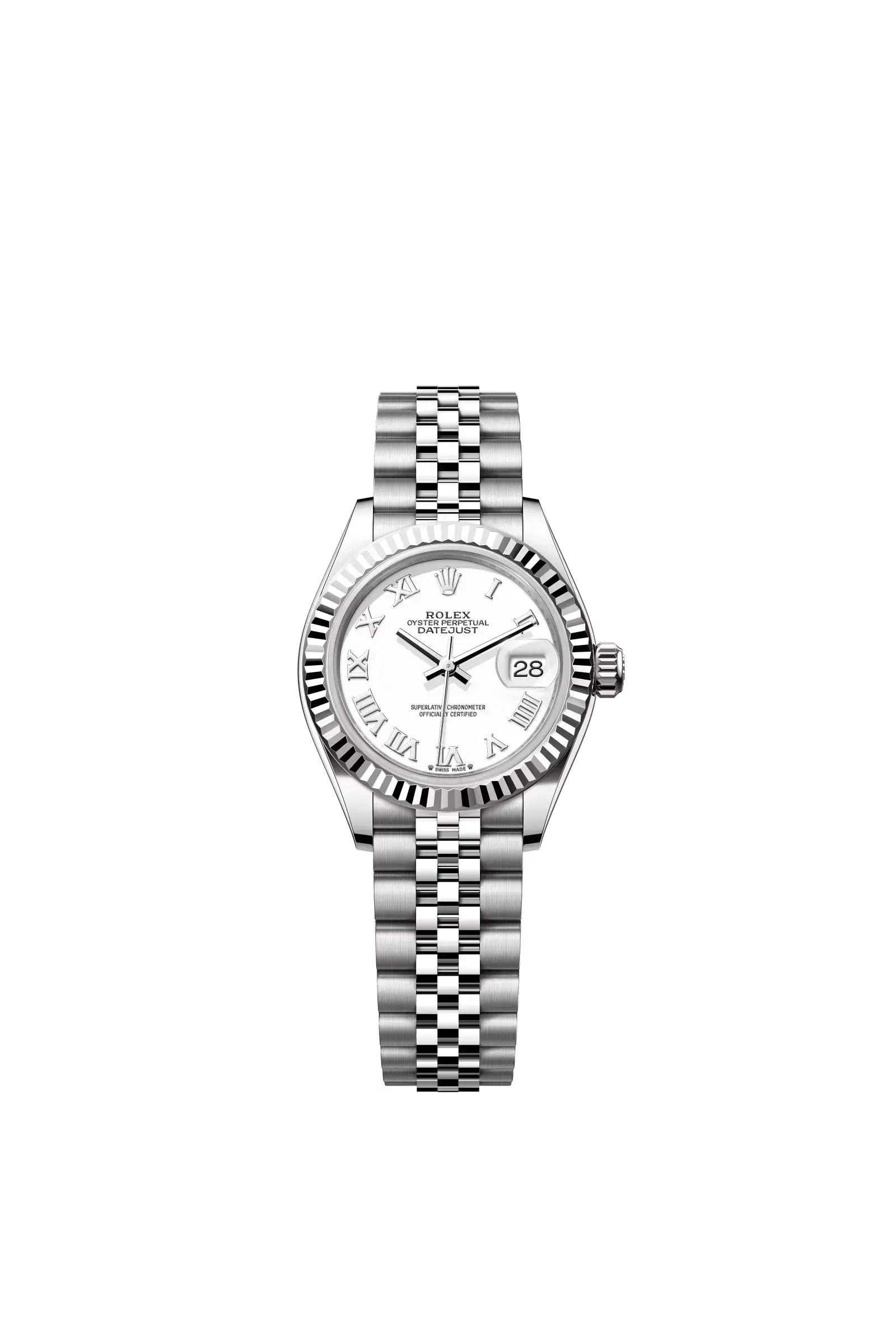 Lady-Datejust  Oyster, 28 mm, Oystersteel and white gold  Reference 279174 — main photo