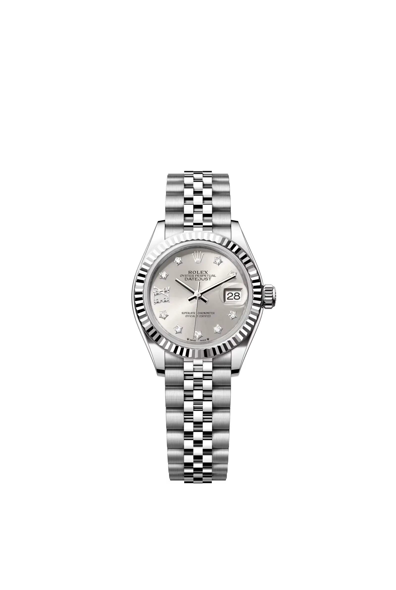 Lady-Datejust  Oyster, 28 mm, Oystersteel and white gold  Reference 279174 — main photo