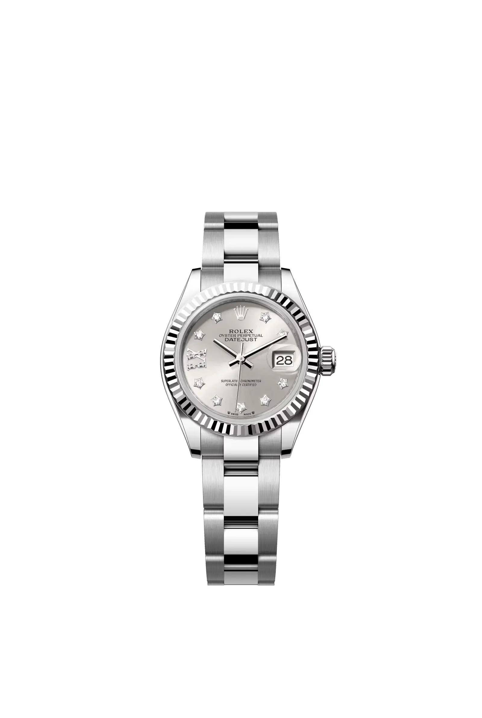 Lady-Datejust  Oyster, 28 mm, Oystersteel and white gold  Reference 279174 — main photo