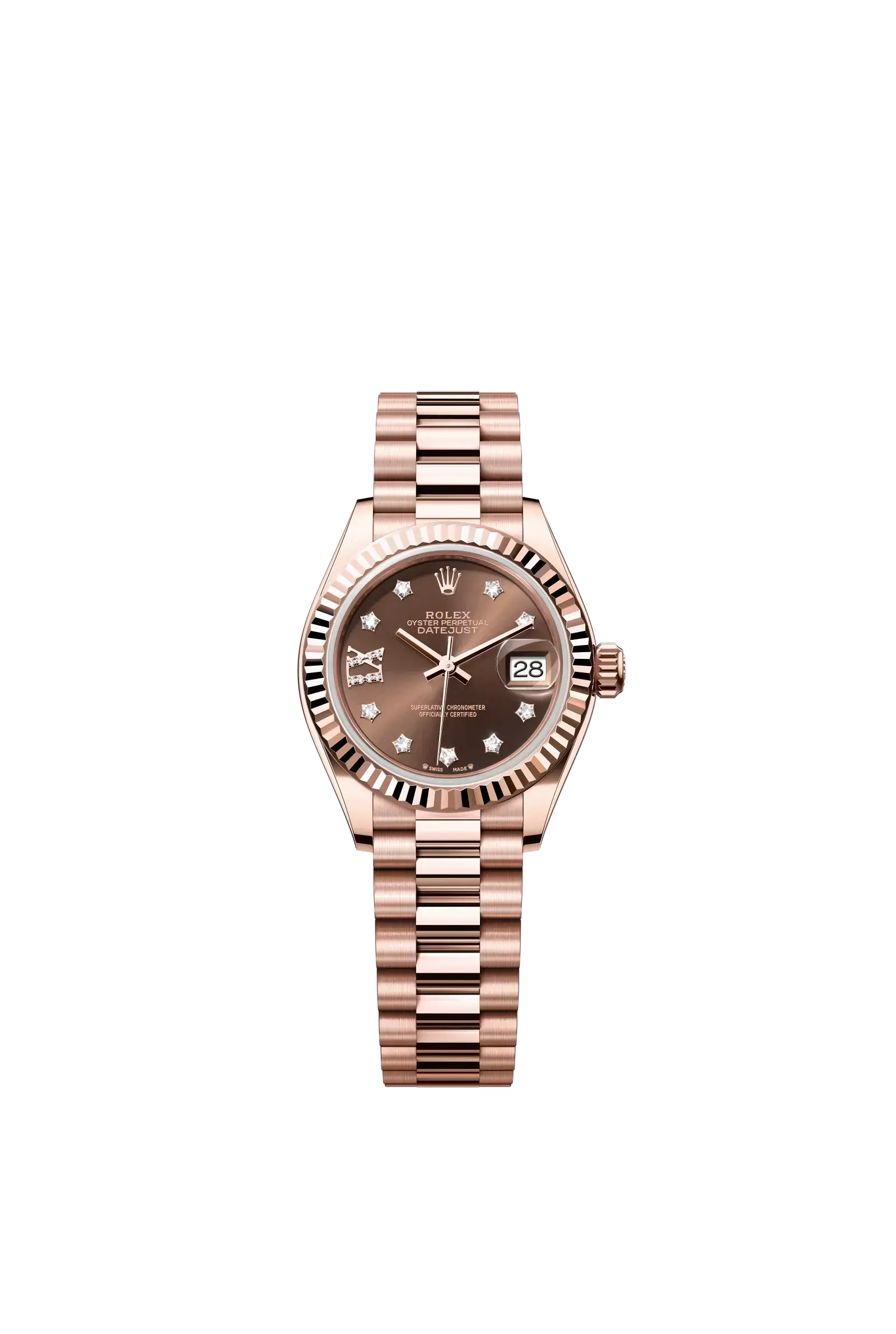 Lady-Datejust  Oyster, 28 mm, Everose gold  Reference 279175 — main photo
