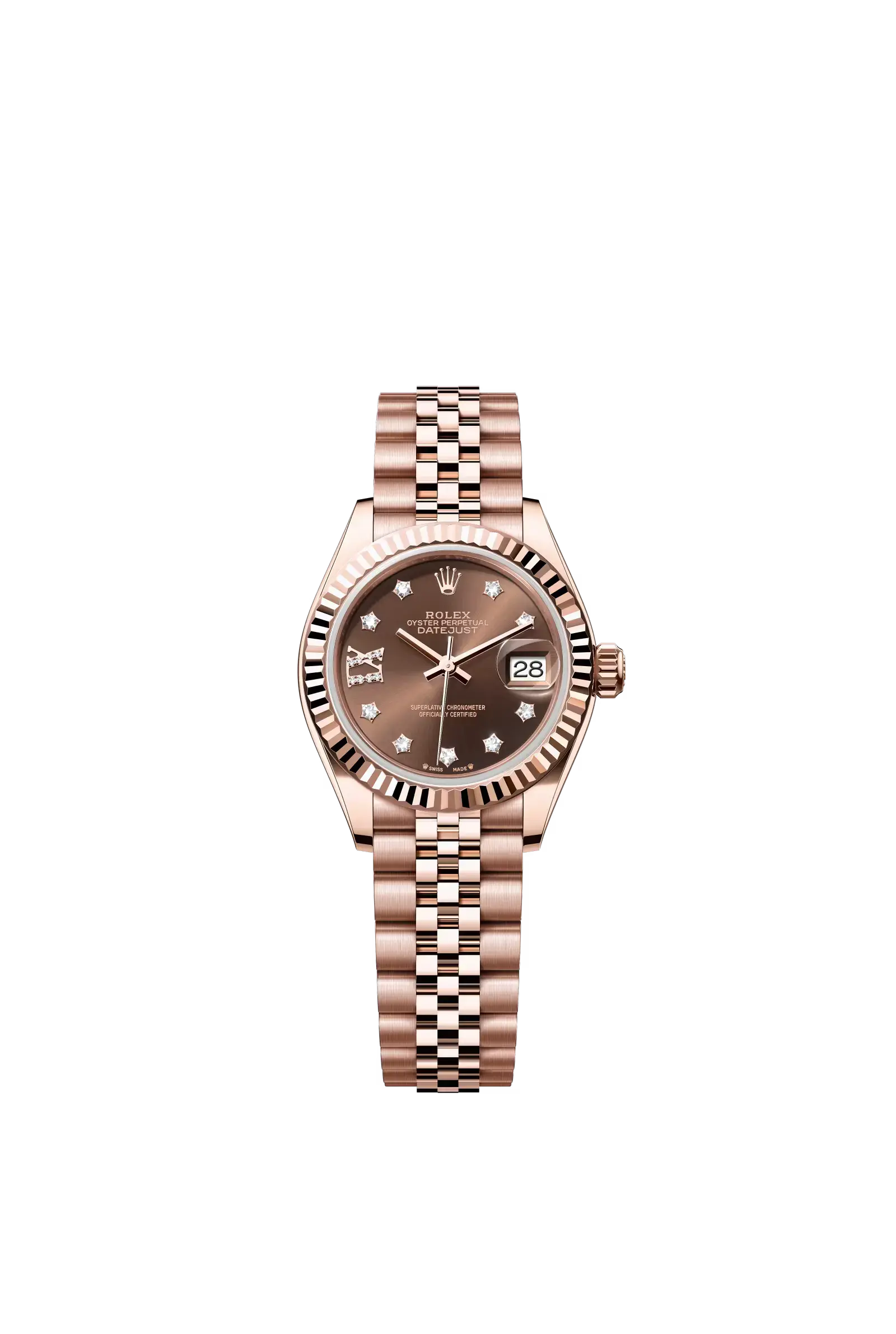 Lady-Datejust  Oyster, 28 mm, Everose gold  Reference 279175 — main photo