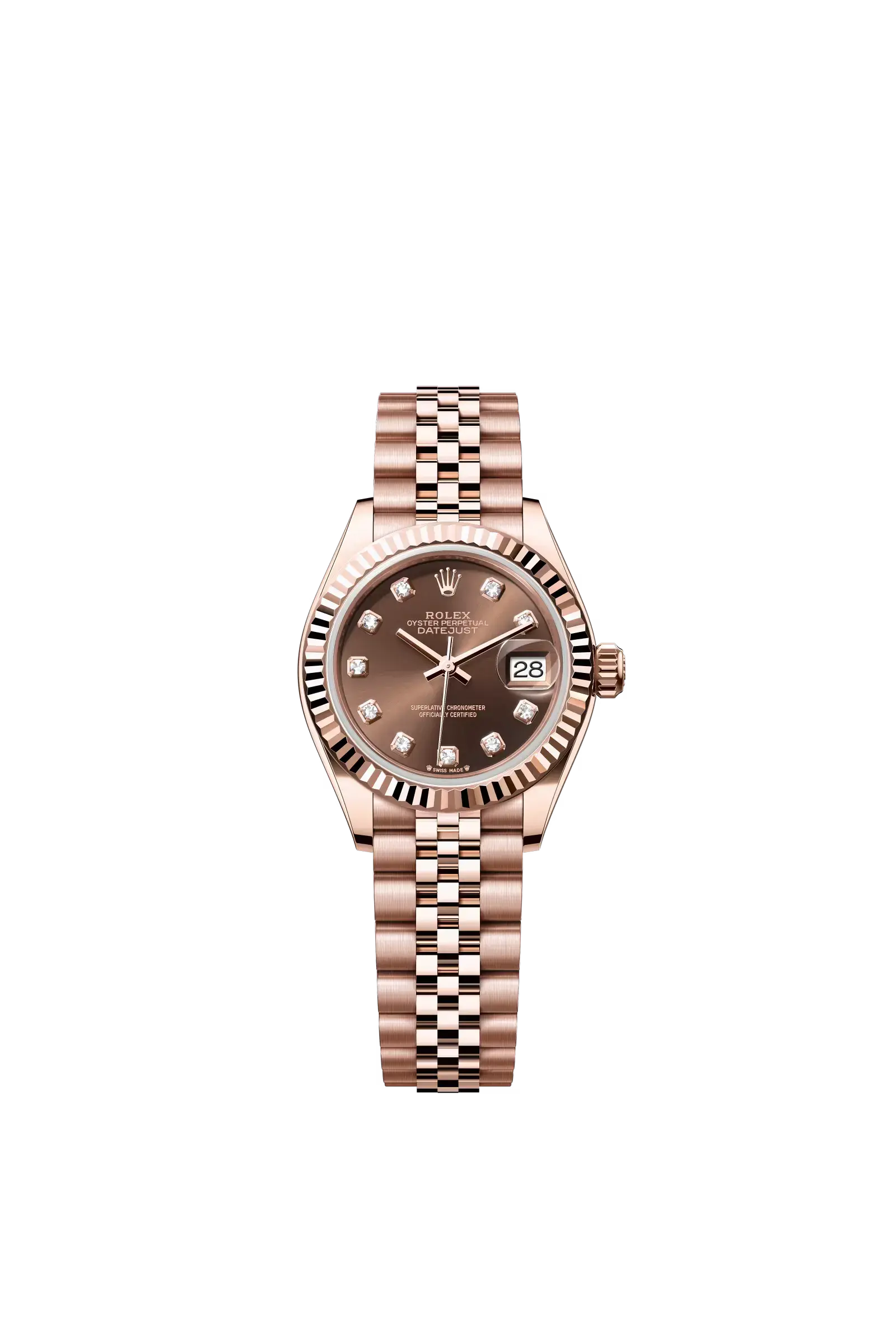 Lady-Datejust  Oyster, 28 mm, Everose gold  Reference 279175 — main photo