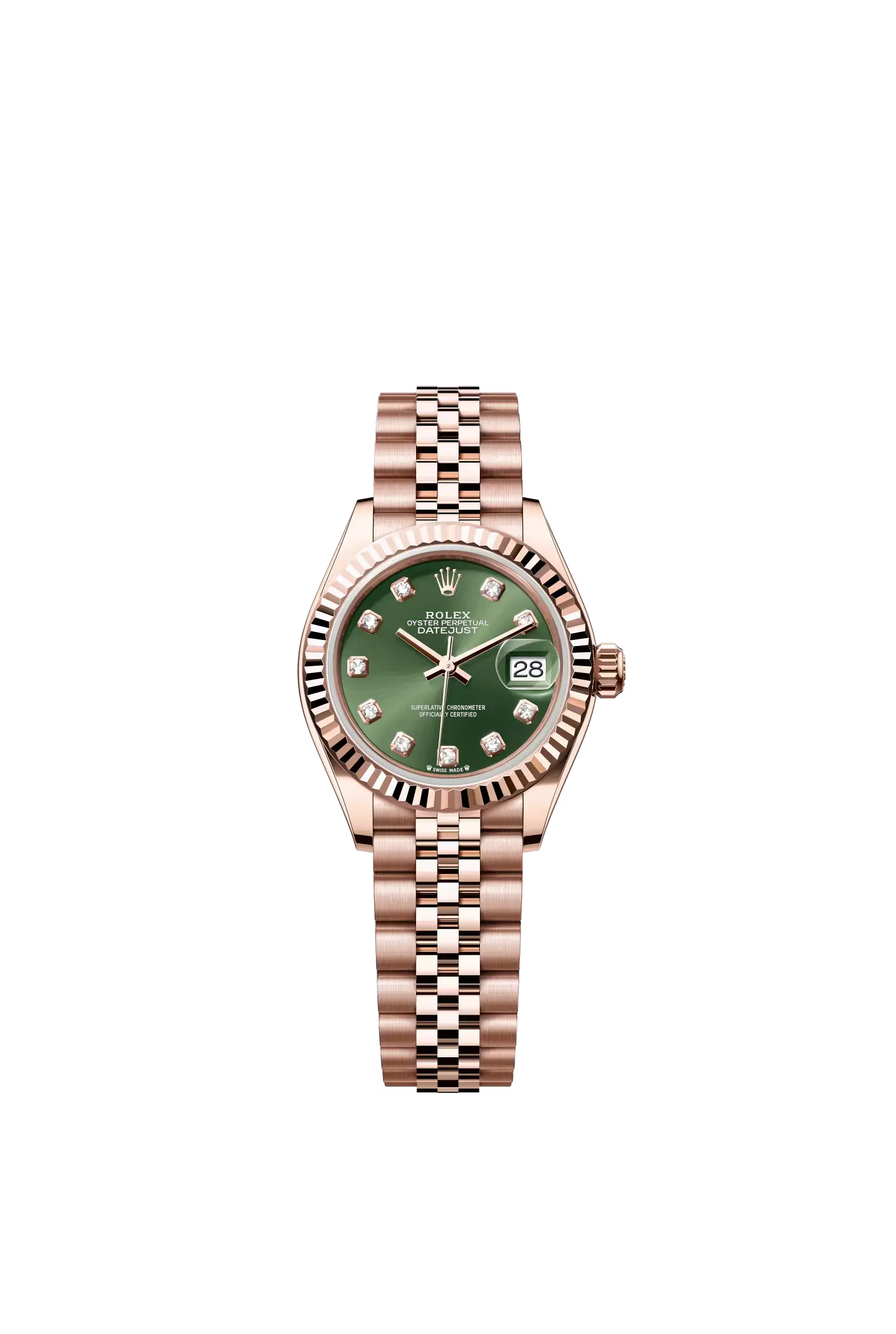 Lady-Datejust  Oyster, 28 mm, Everose gold  Reference 279175 — main photo