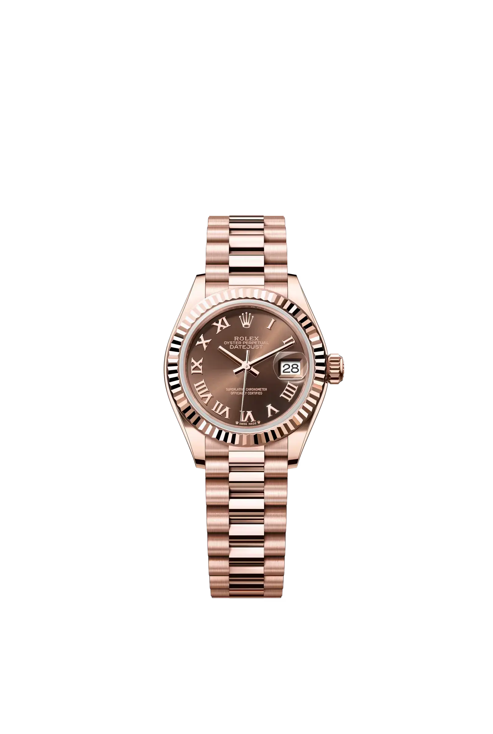 Lady-Datejust  Oyster, 28 mm, Everose gold  Reference 279175 — main photo