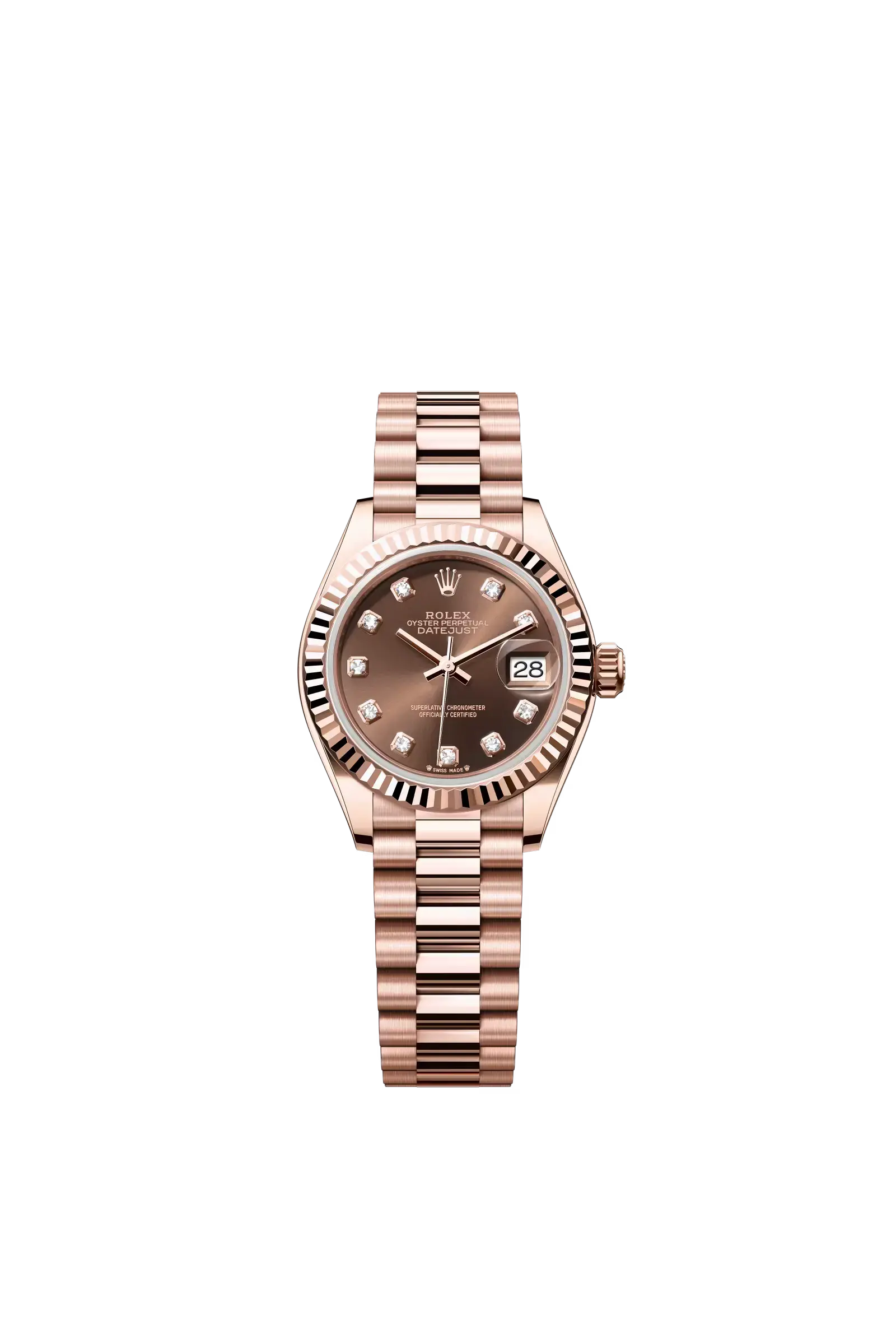Lady-Datejust  Oyster, 28 mm, Everose gold  Reference 279175 — main photo