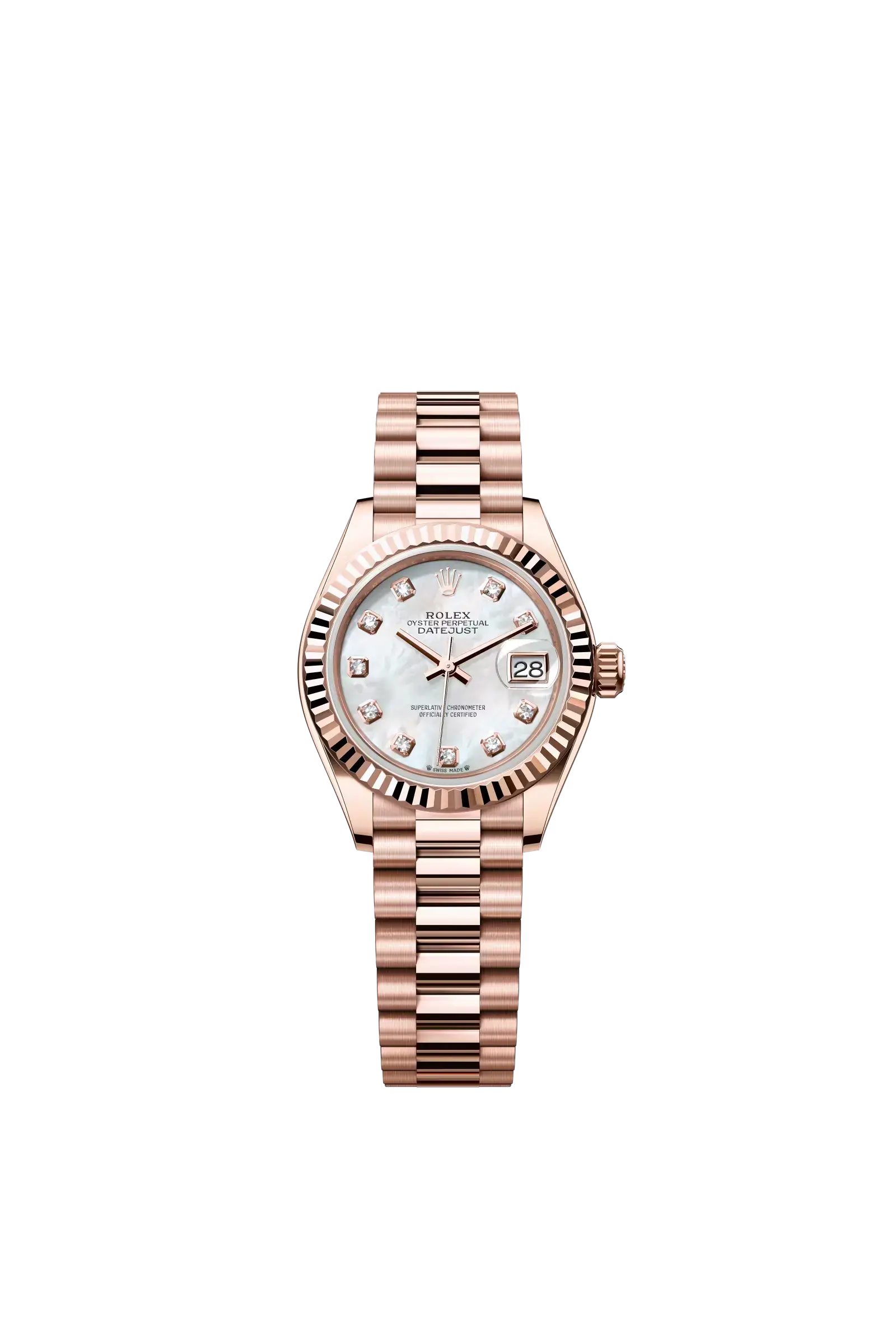 Lady-Datejust  Oyster, 28 mm, Everose gold  Reference 279175 — main photo