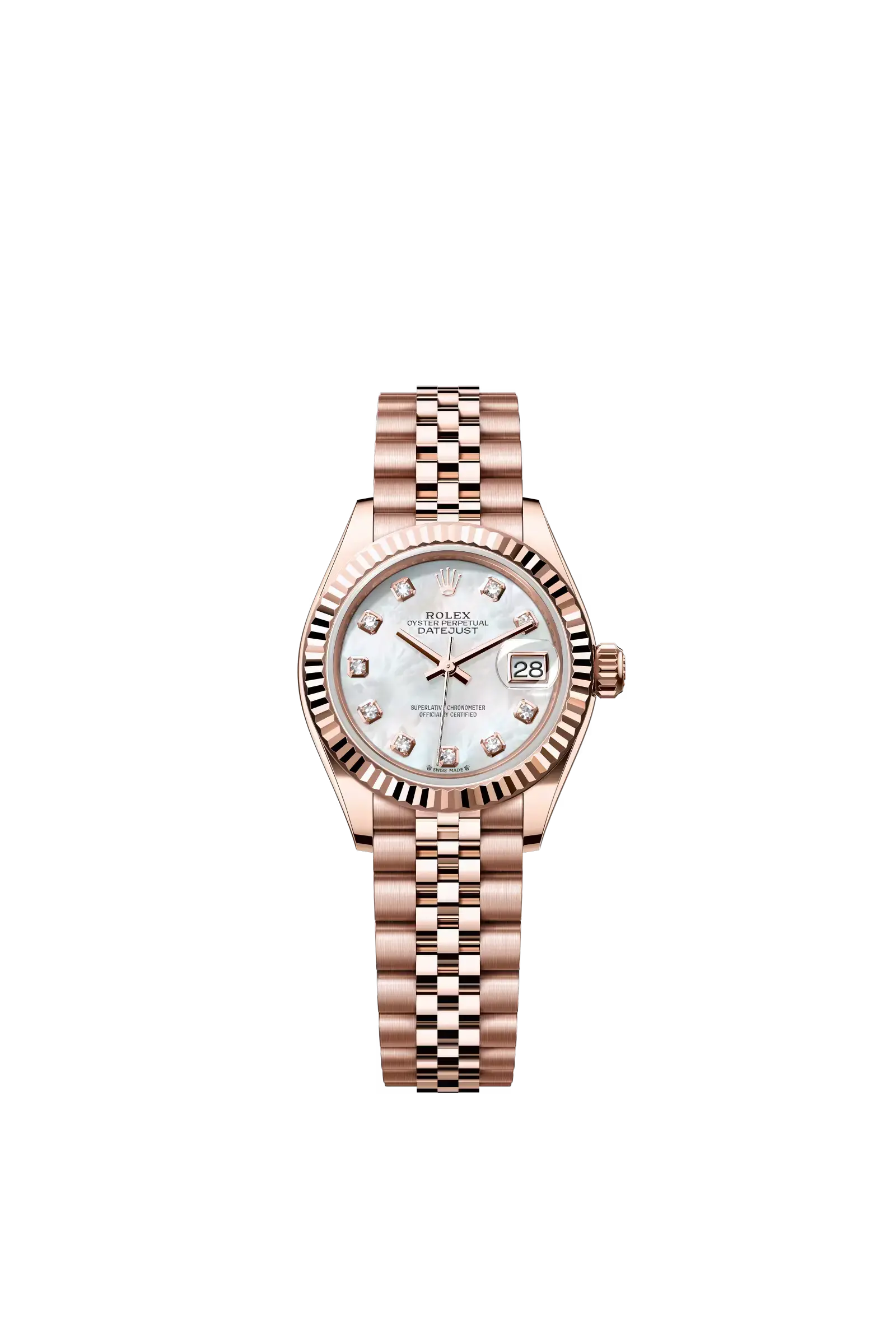 Lady-Datejust  Oyster, 28 mm, Everose gold  Reference 279175 — main photo
