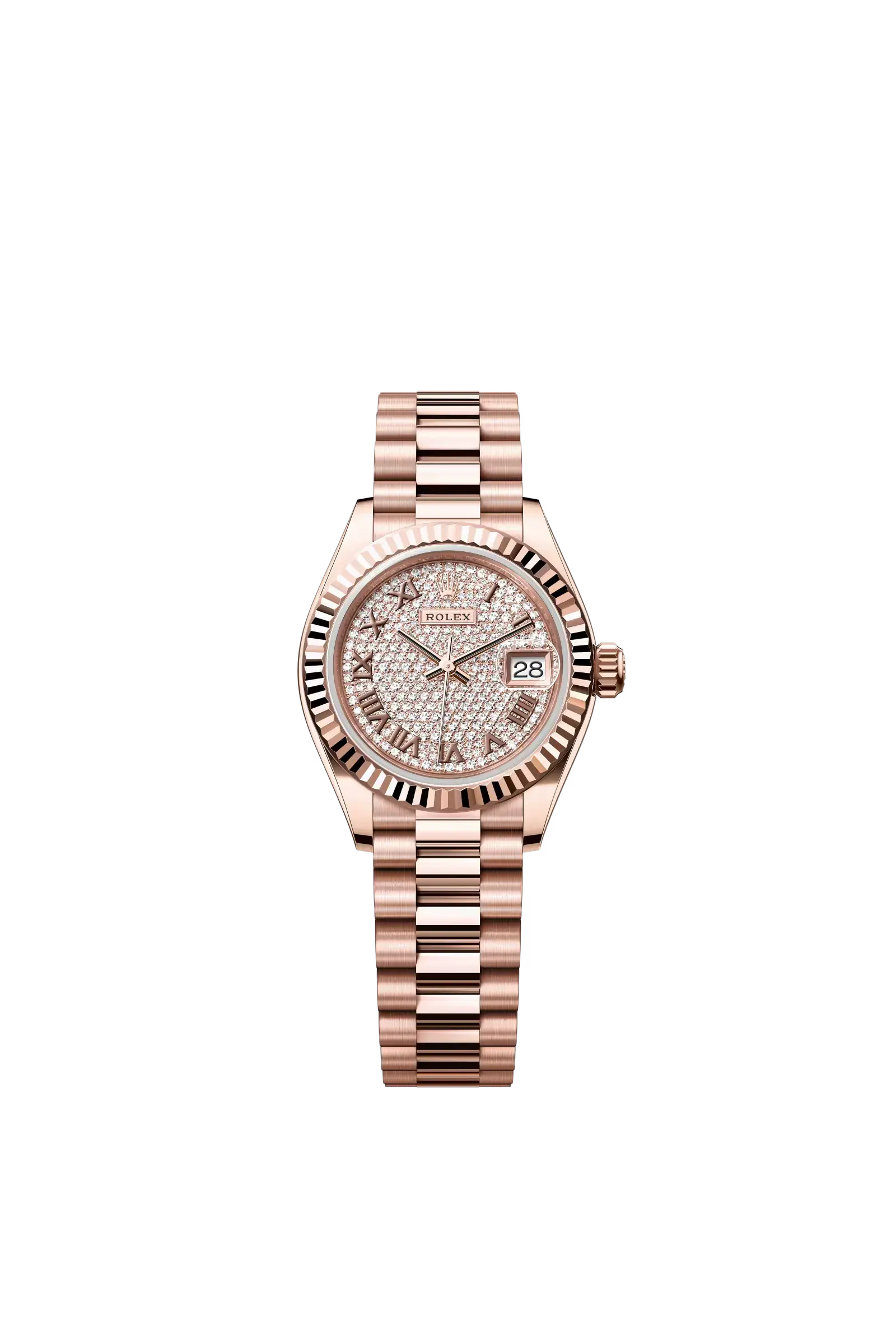 Lady-Datejust  Oyster, 28 mm, Everose gold  Reference 279175 — main photo